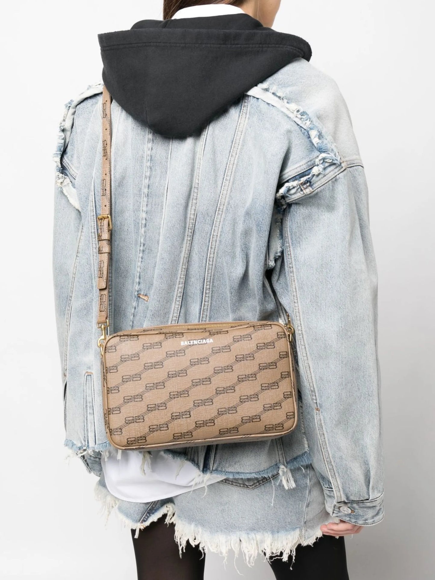 Signature BB-monogram shoulder bag