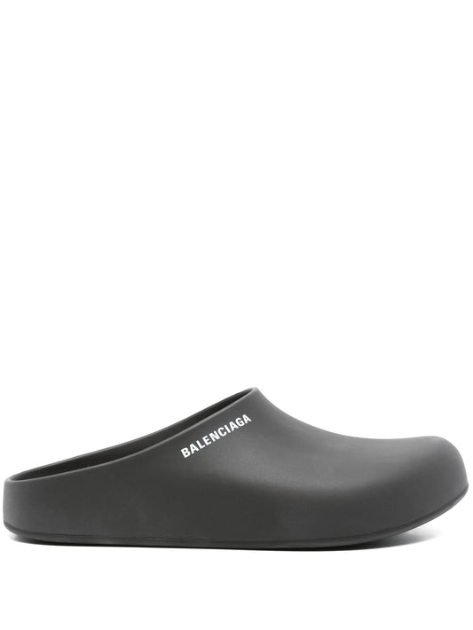logo-print mules