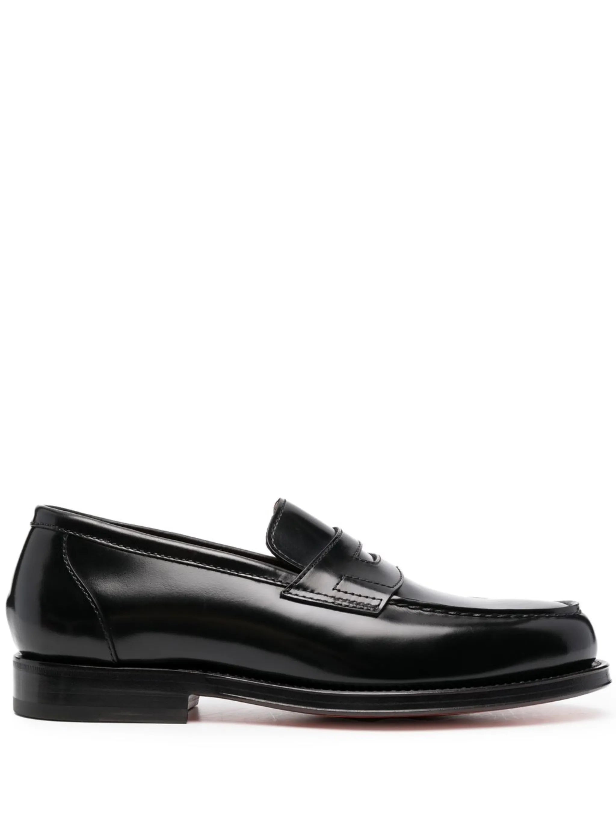 slip-on leather loafers