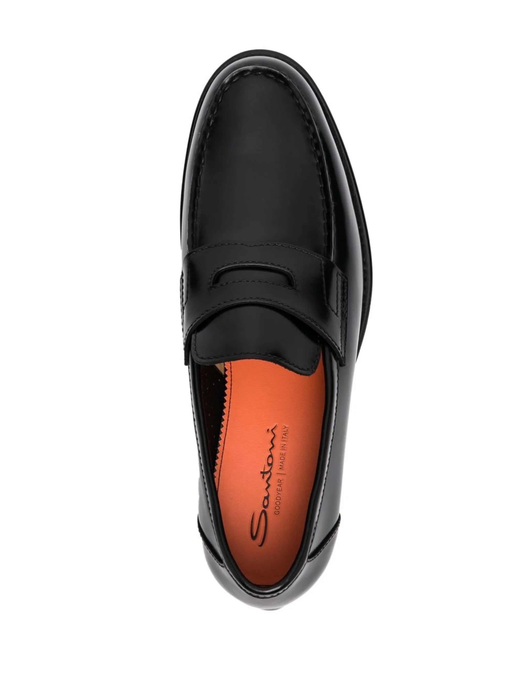 slip-on leather loafers