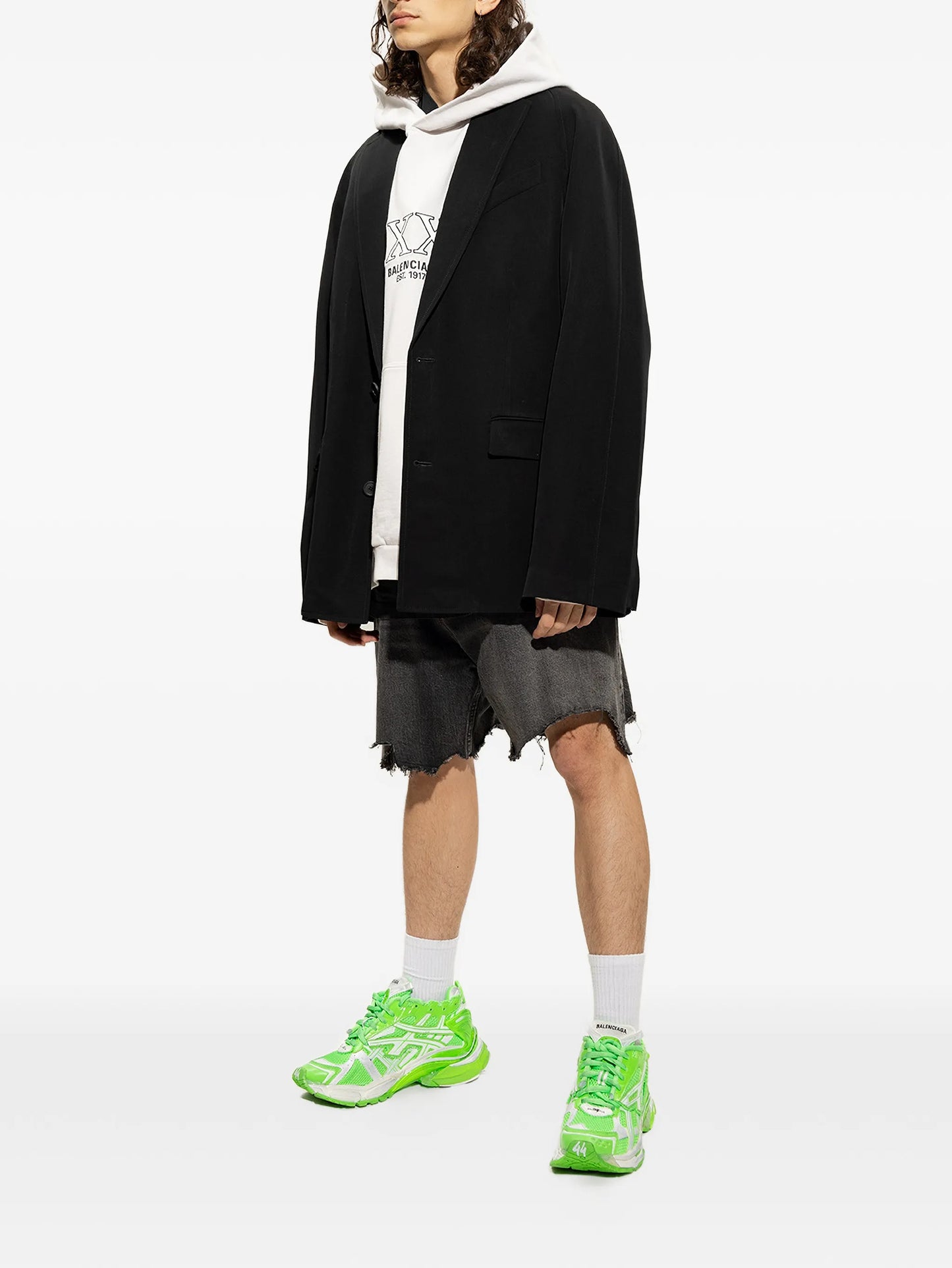 Runner panelled sneakers