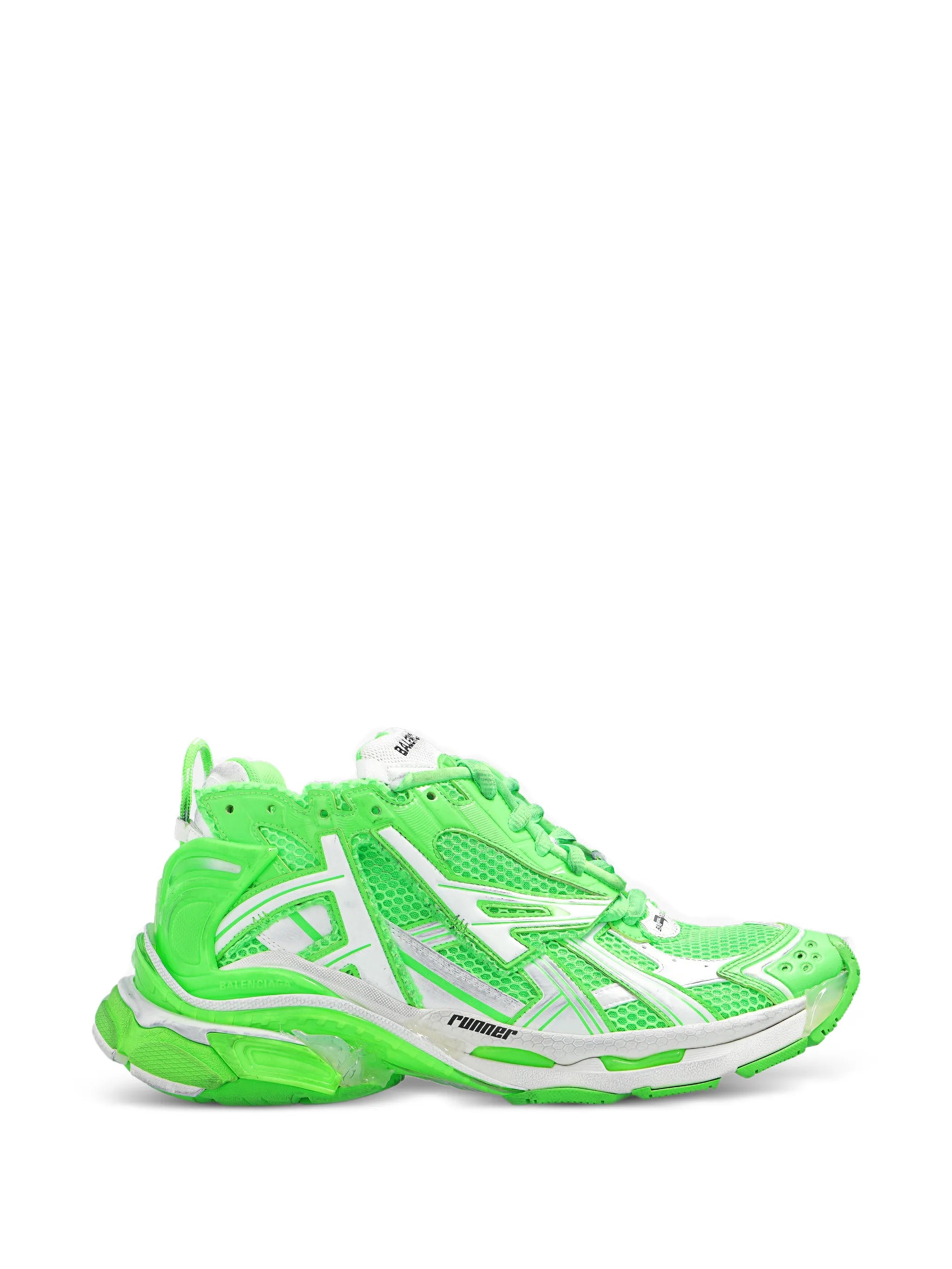 Runner panelled sneakers