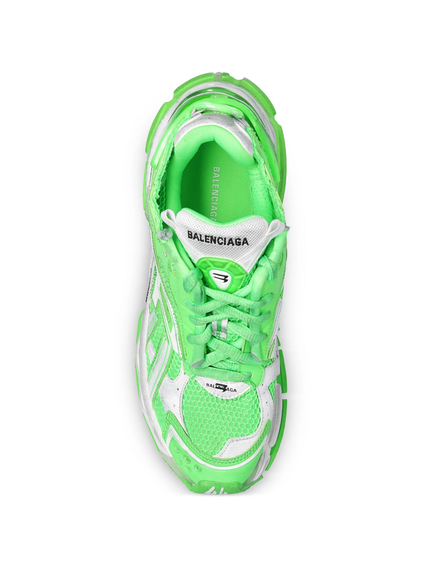 Runner panelled sneakers
