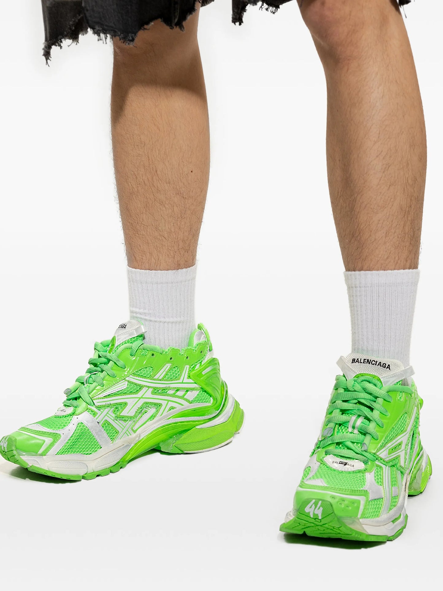 Runner panelled sneakers