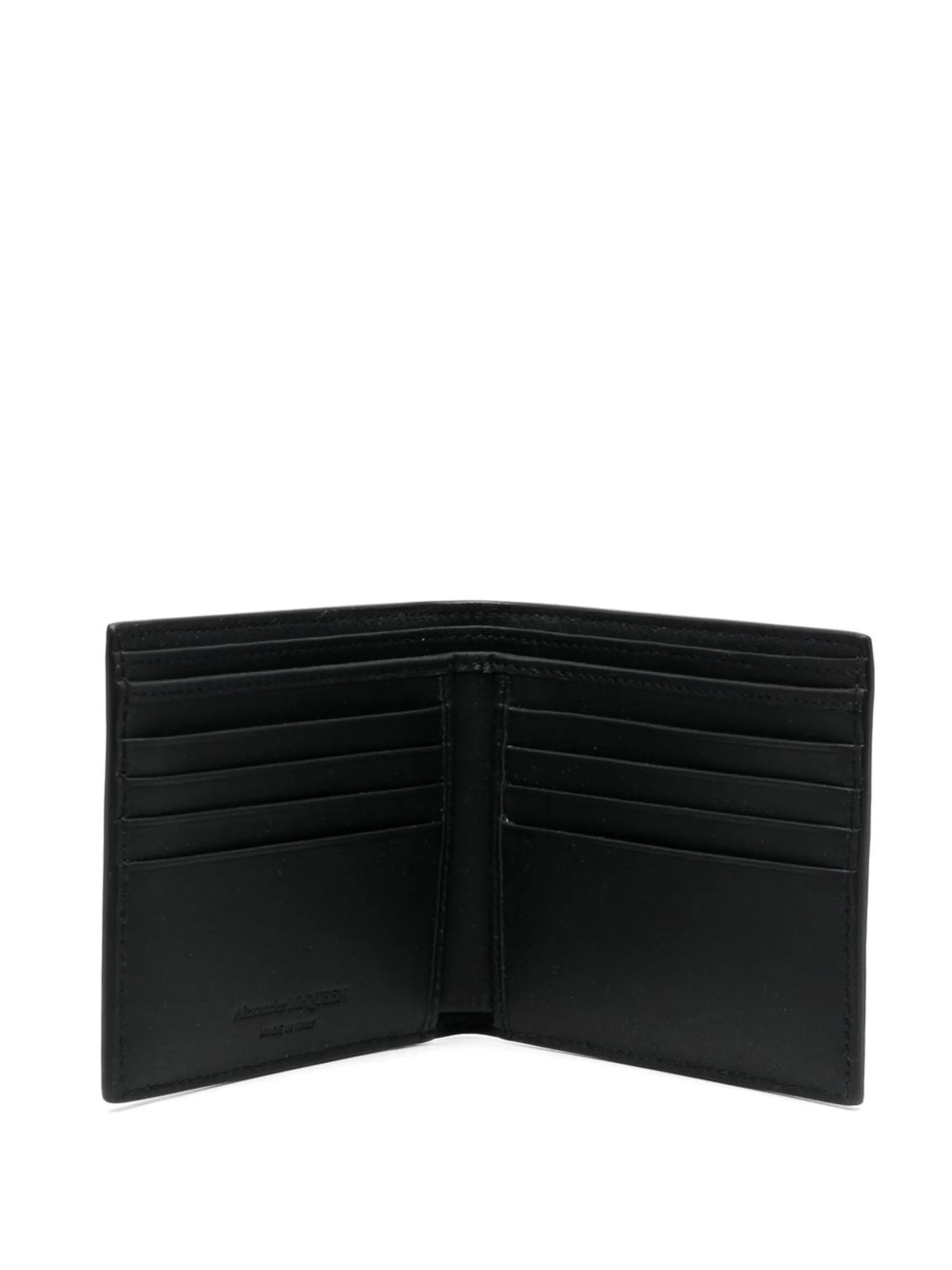 graffiti logo-print wallet