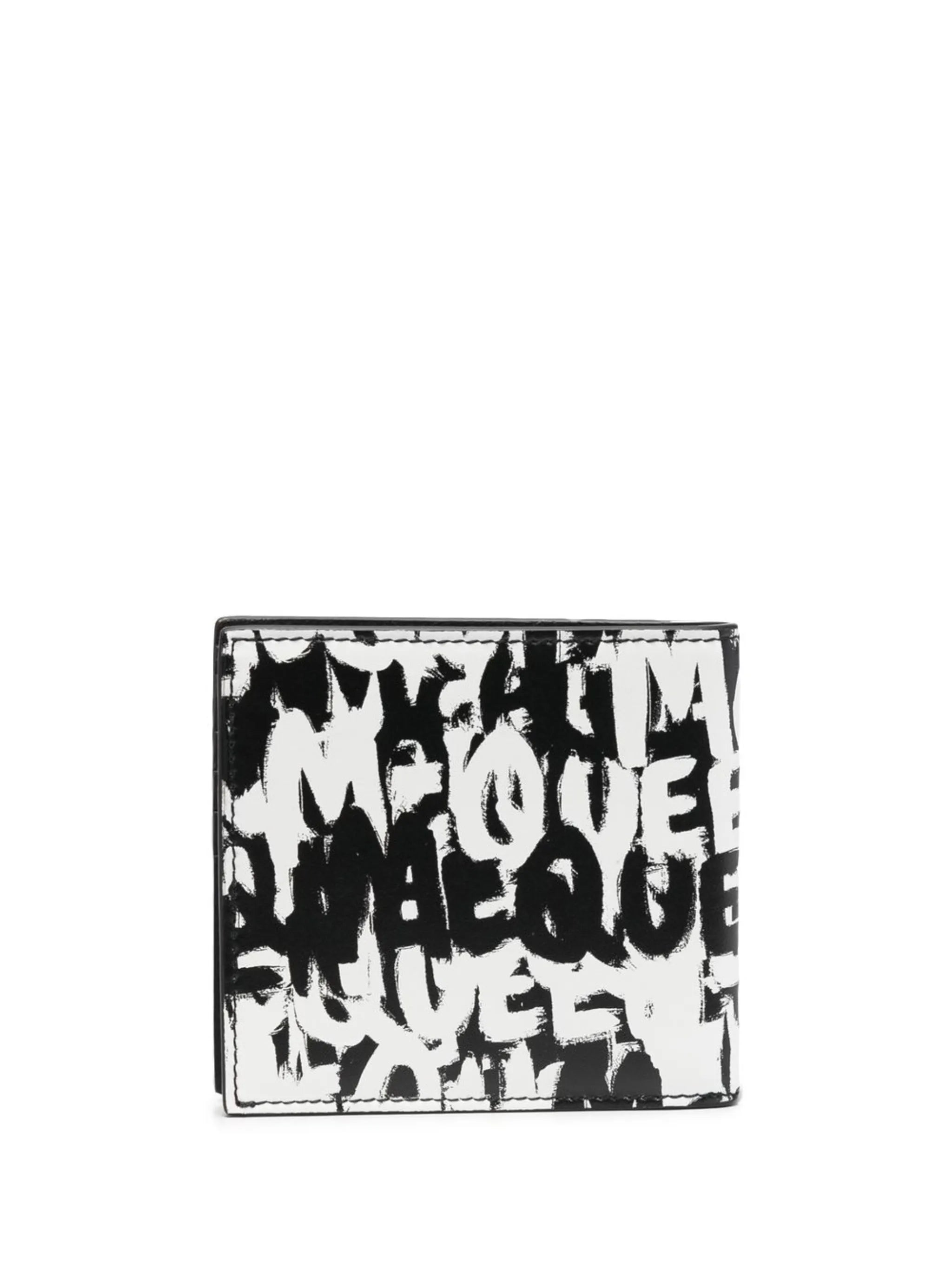 graffiti logo-print wallet