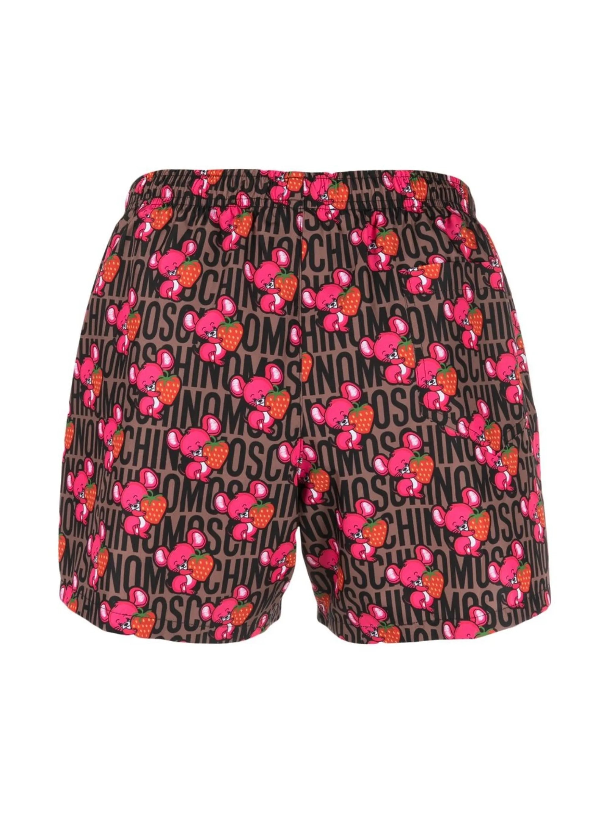 logo drawstring swim shorts