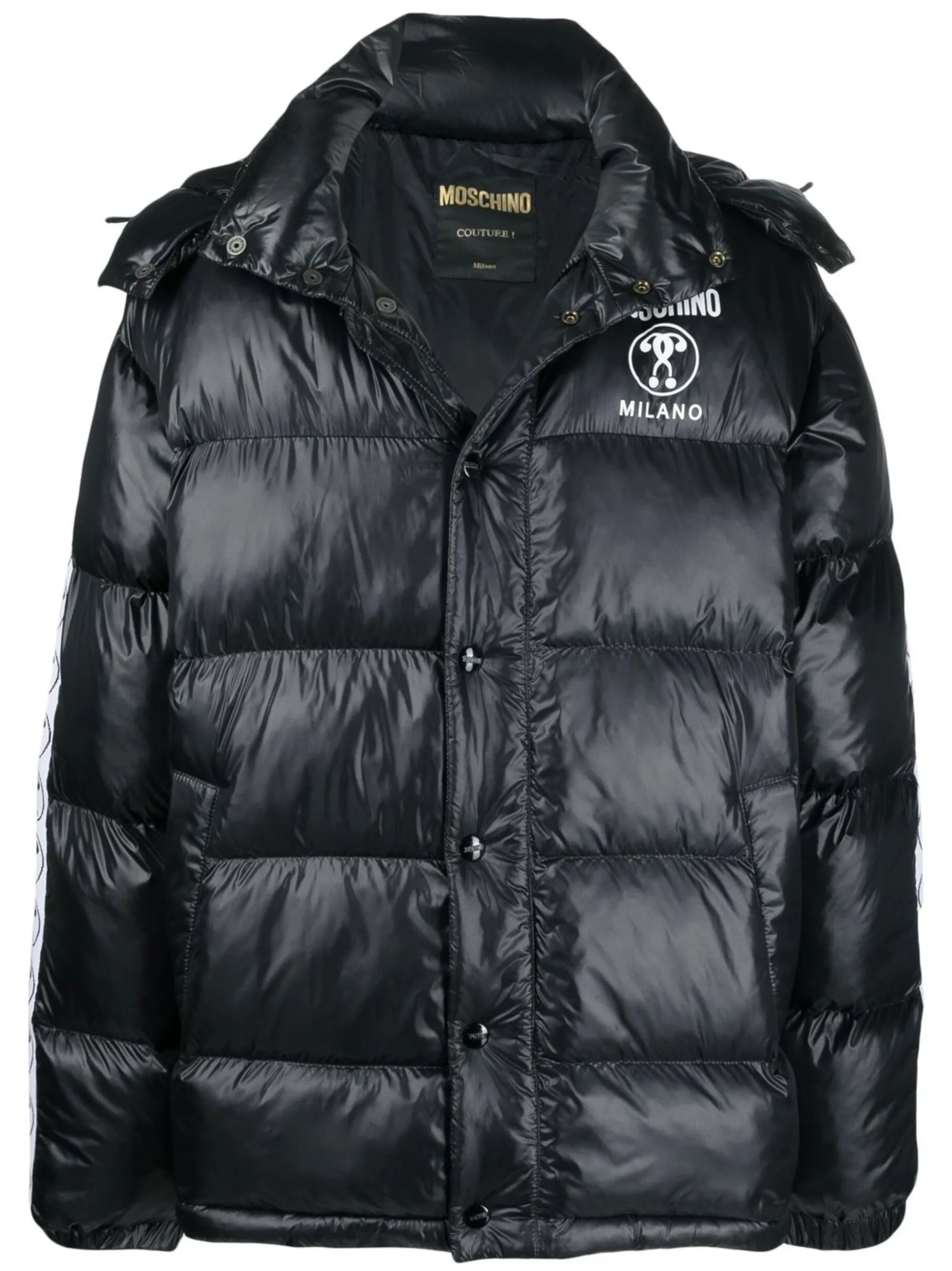 padded hooded coat