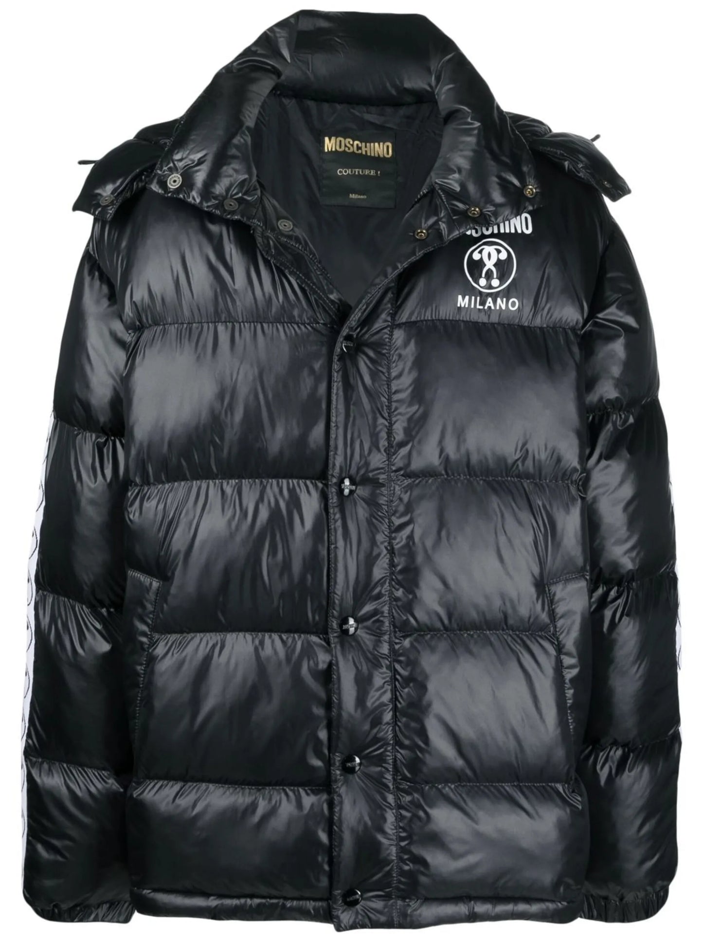 padded hooded coat