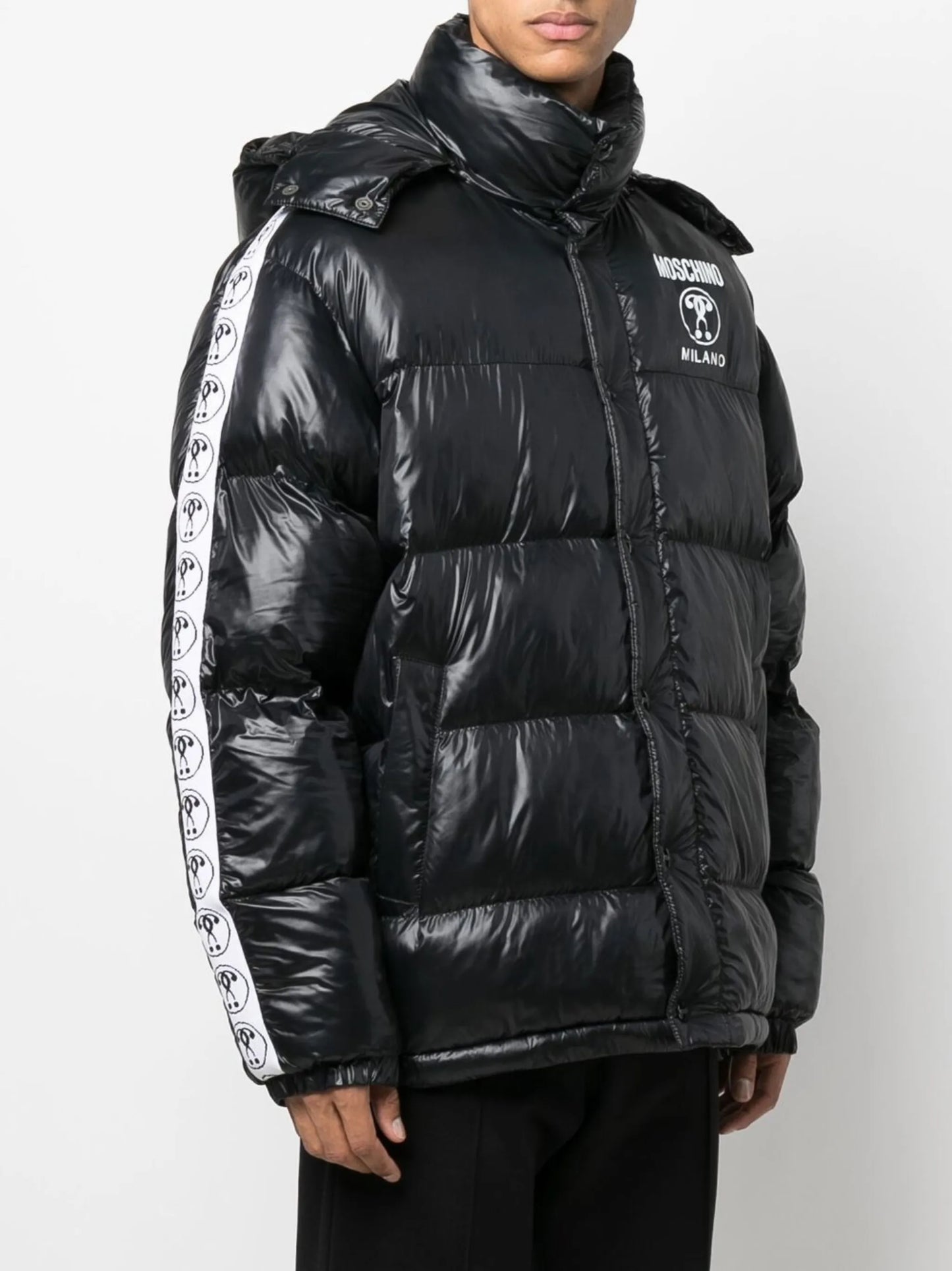 padded hooded coat
