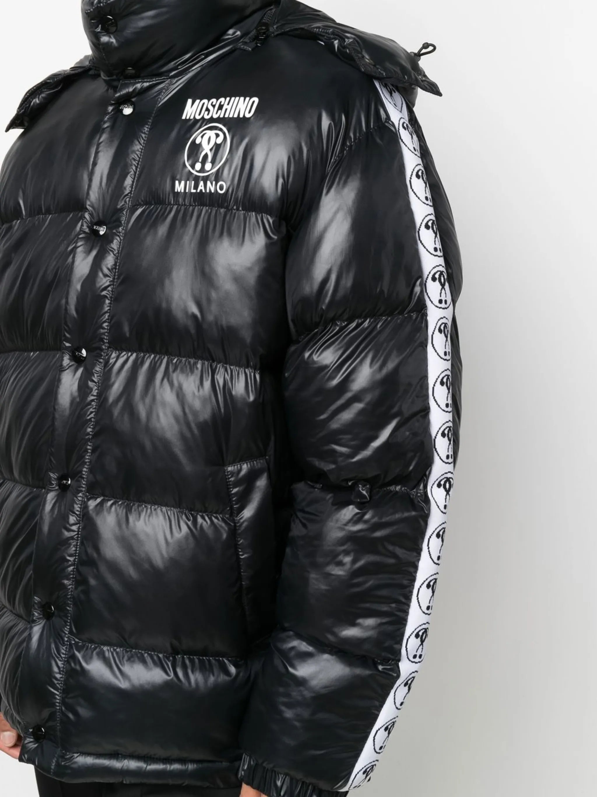 padded hooded coat