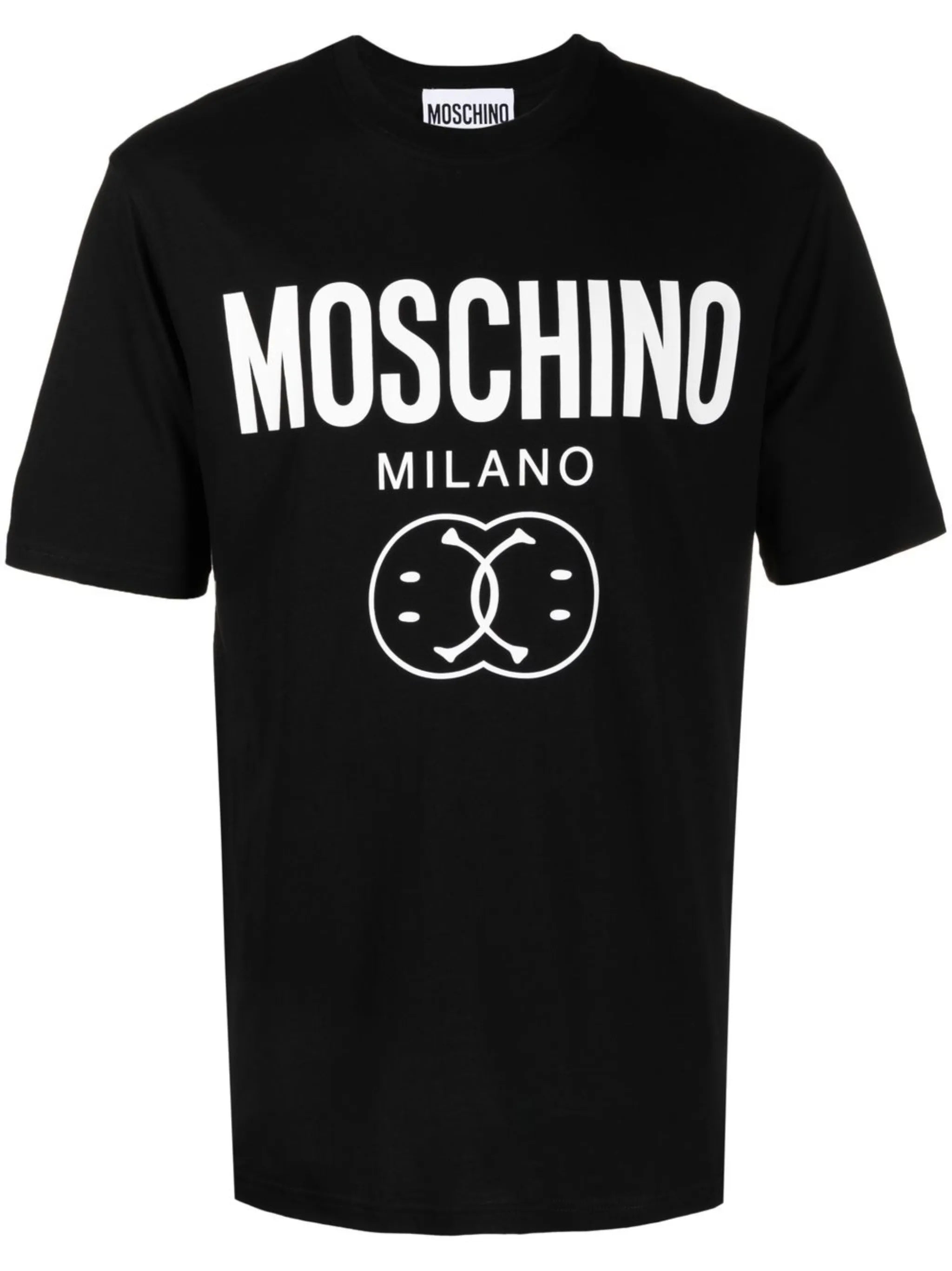 smiley logo-print T-shirt