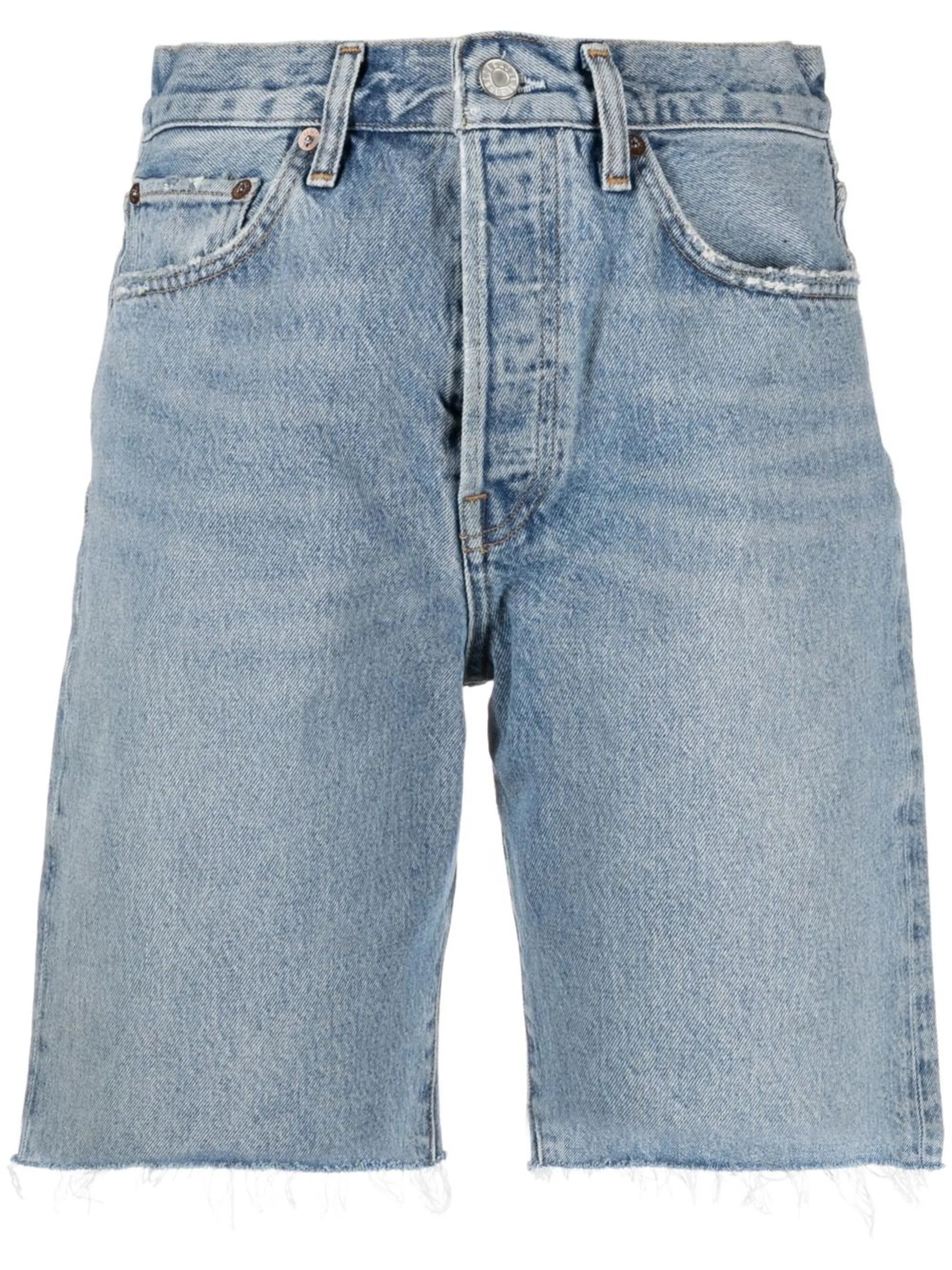 Ira mid-rise denim shorts