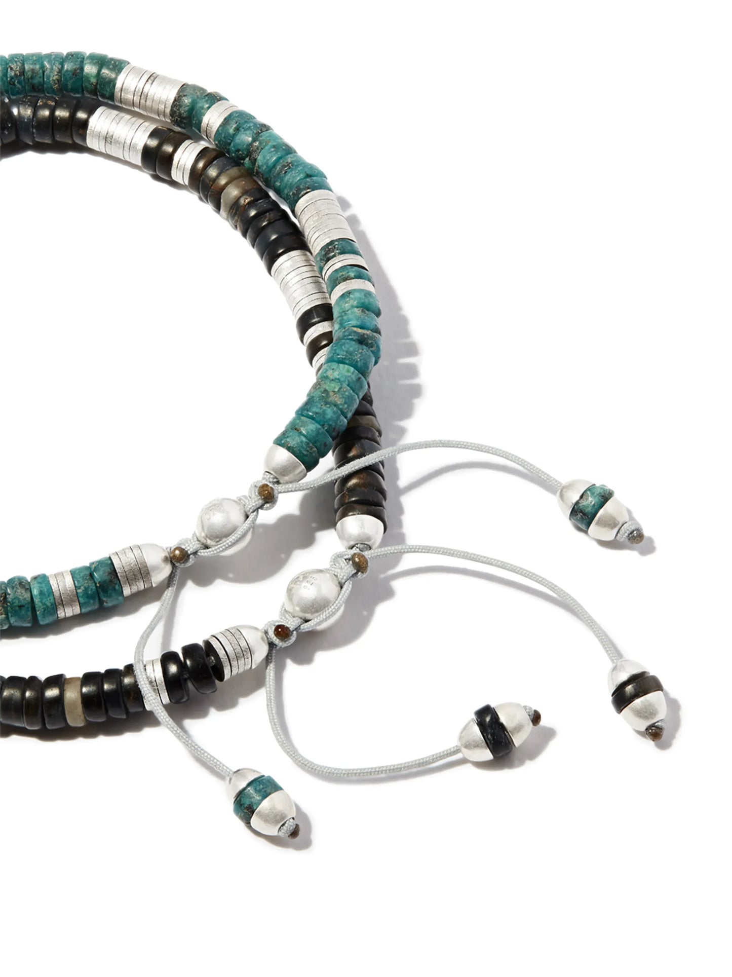 set of two beaded bracelets