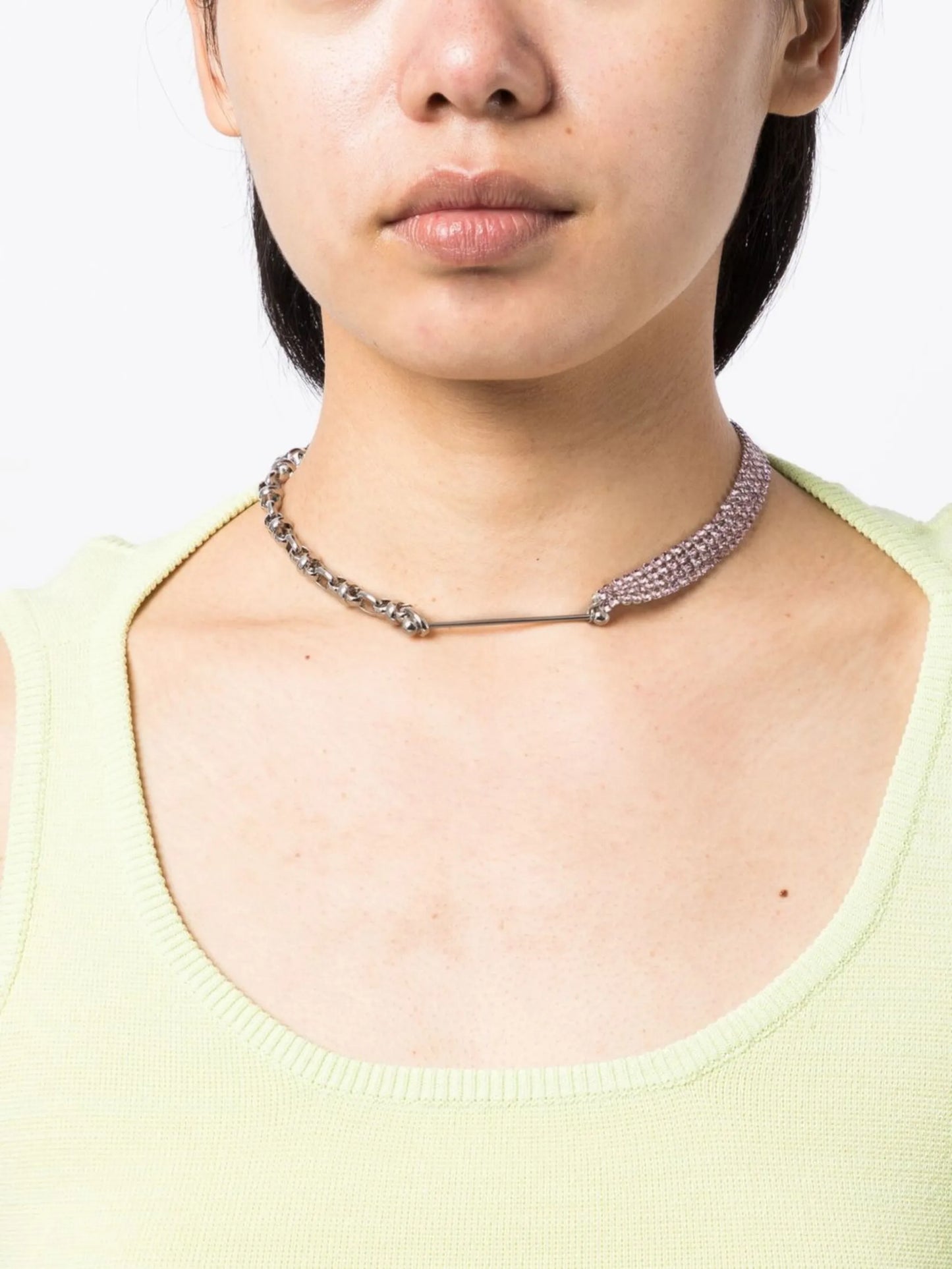 Kat crystal-embellished necklace