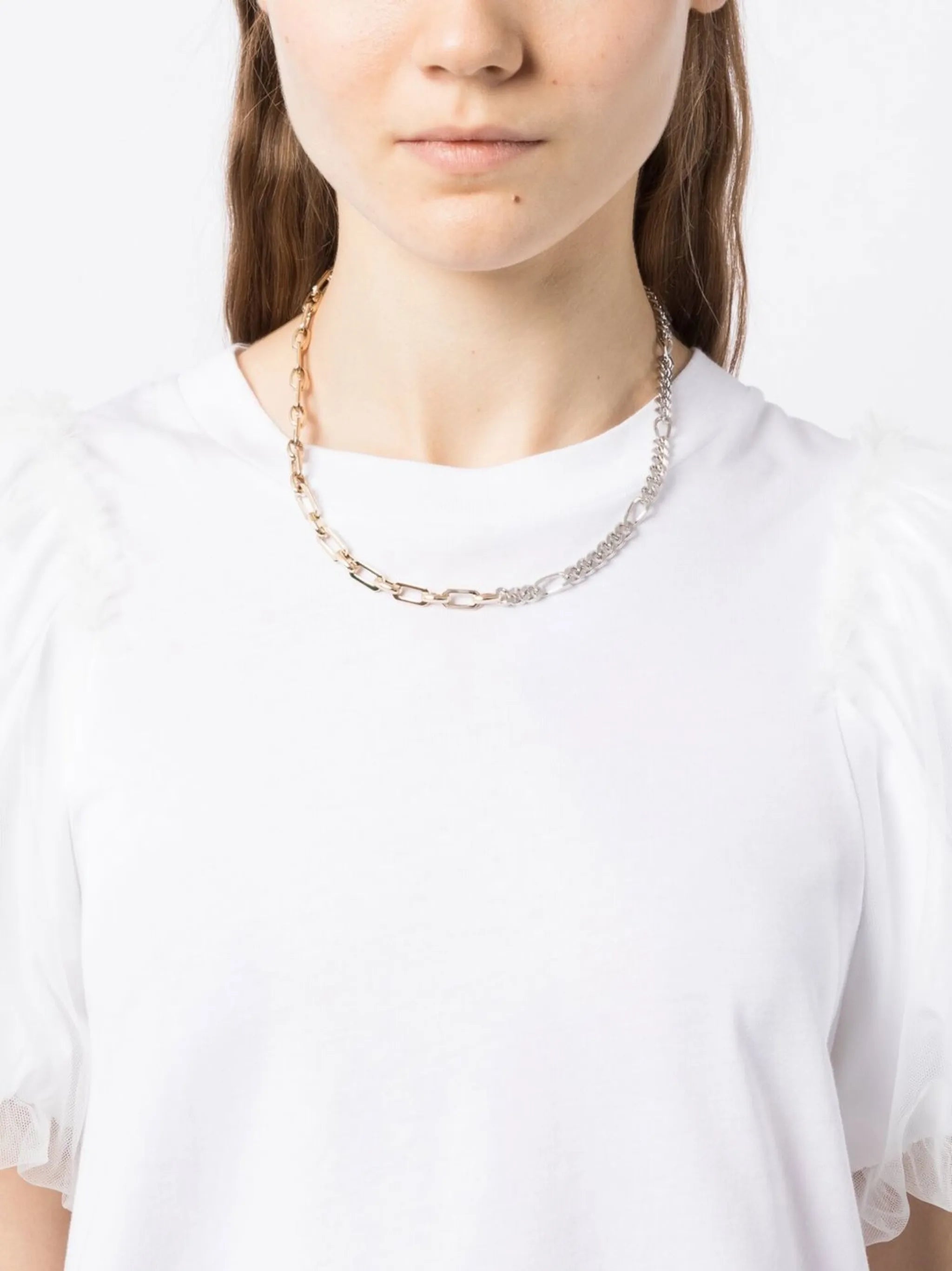 Vesper chain-link necklace