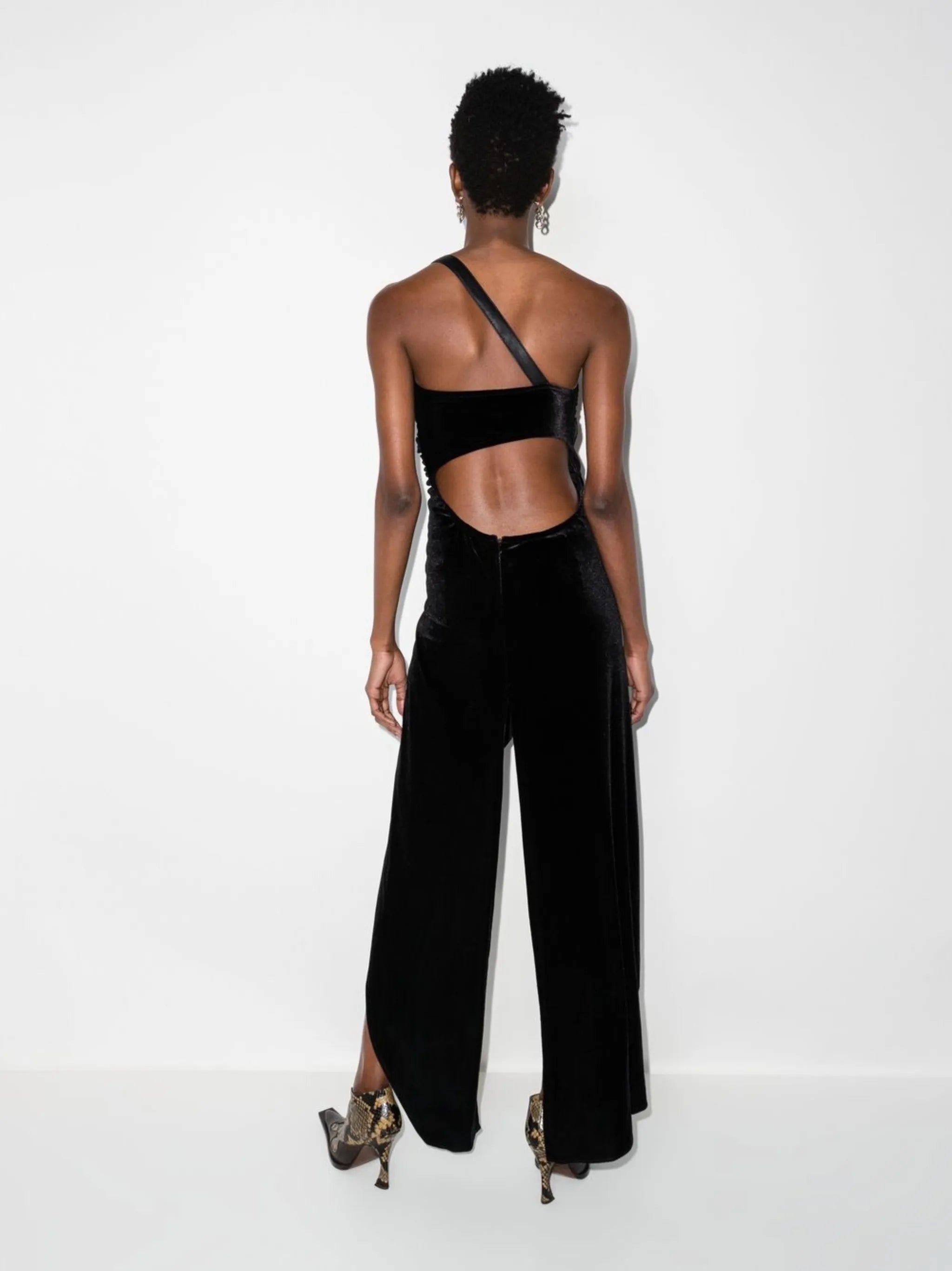 one-shoulder day dress