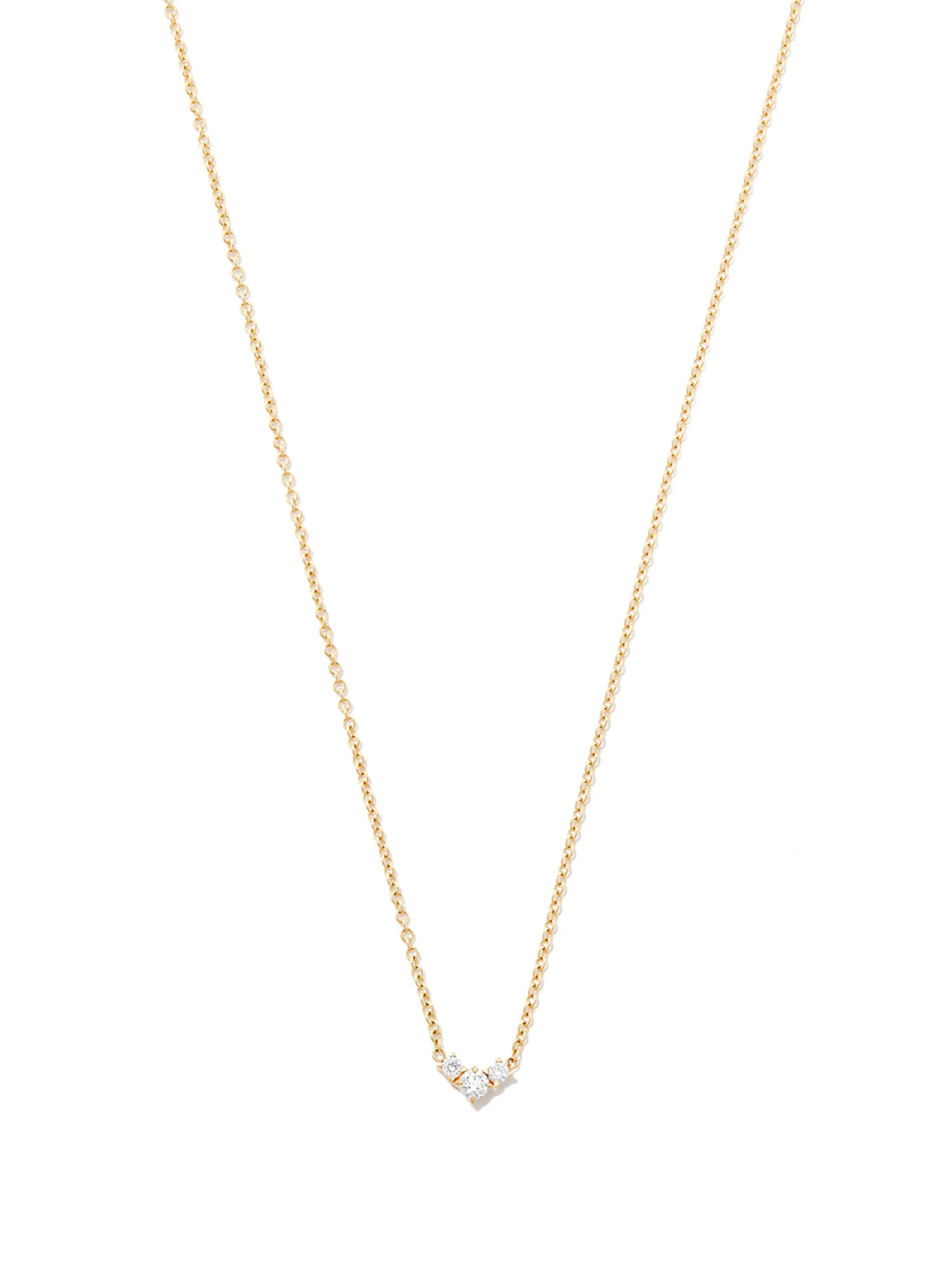 14kt yellow gold Éclat diamond necklace