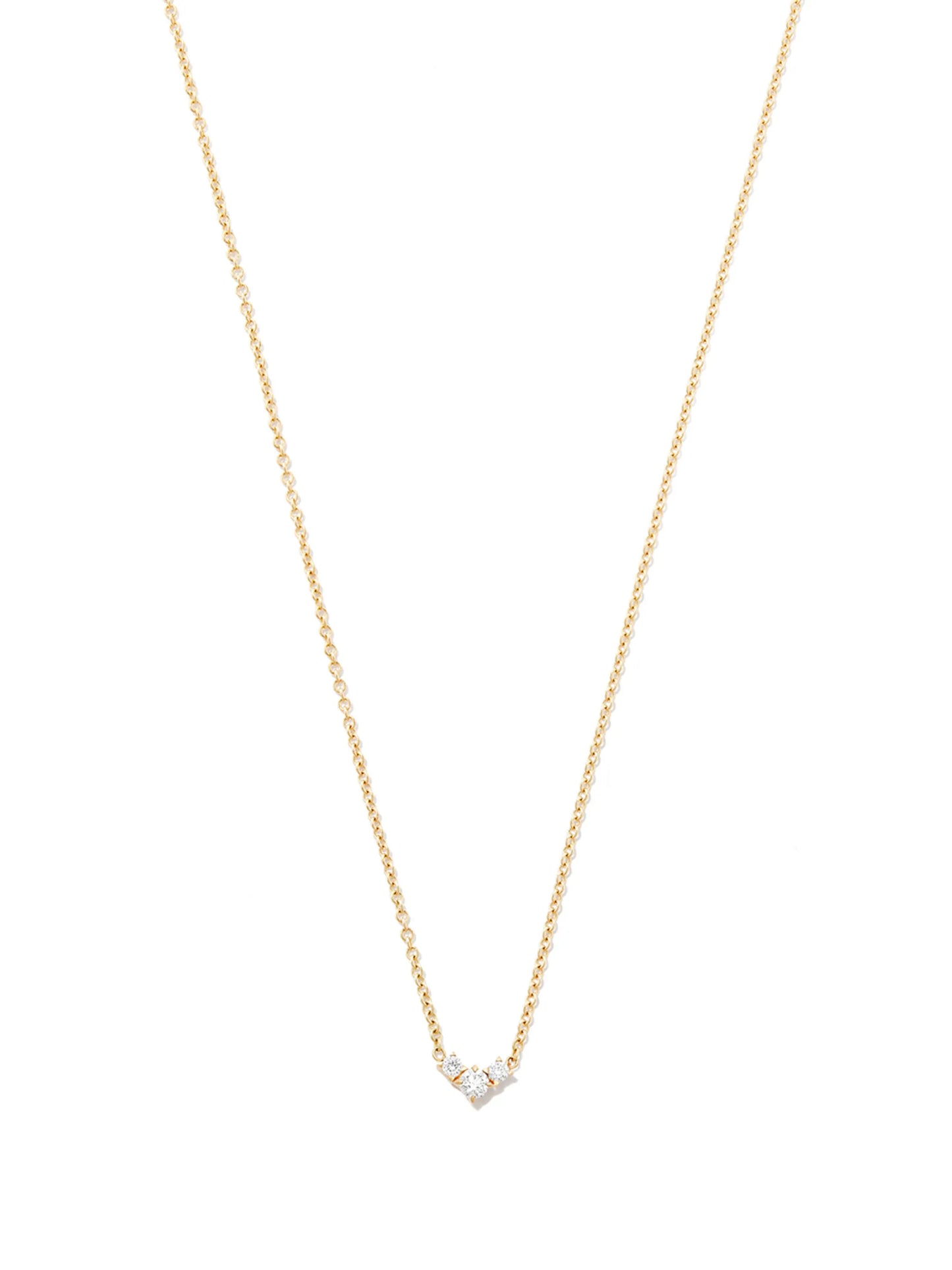 14kt yellow gold Éclat diamond necklace