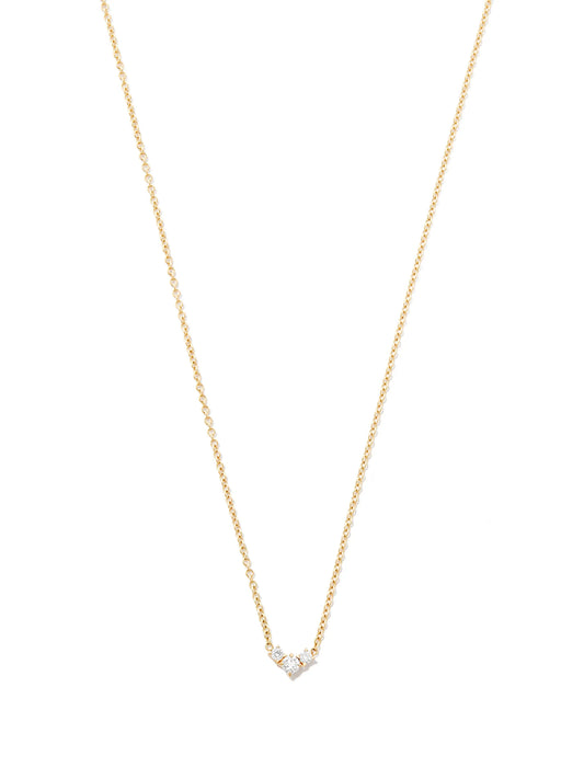 14kt yellow gold Éclat diamond necklace