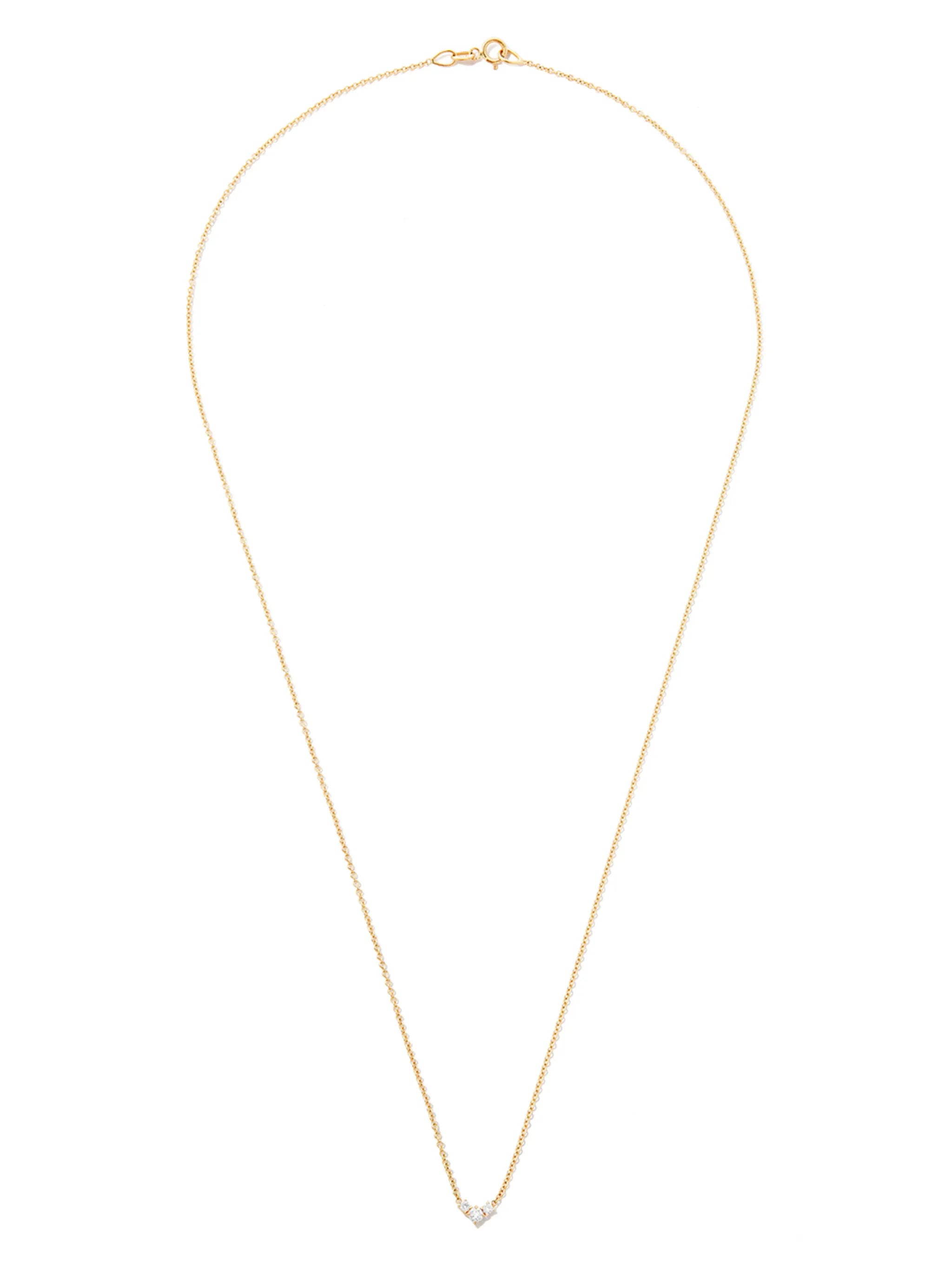14kt yellow gold Éclat diamond necklace
