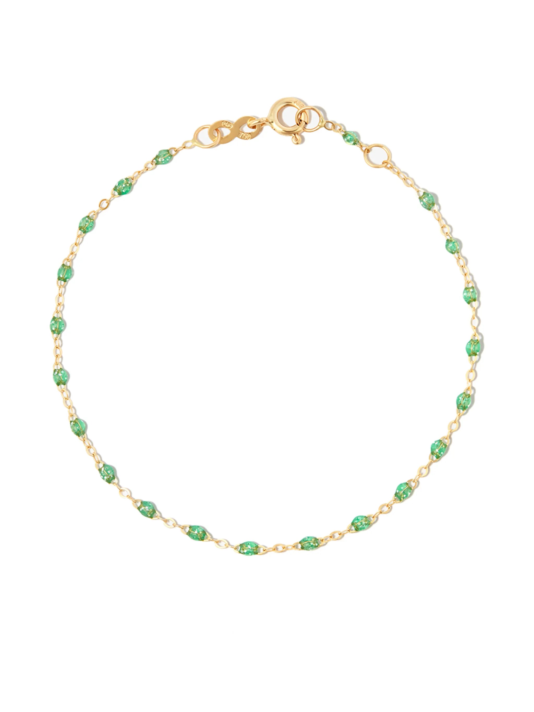 18kt yellow gold Classic beaded bracelet
