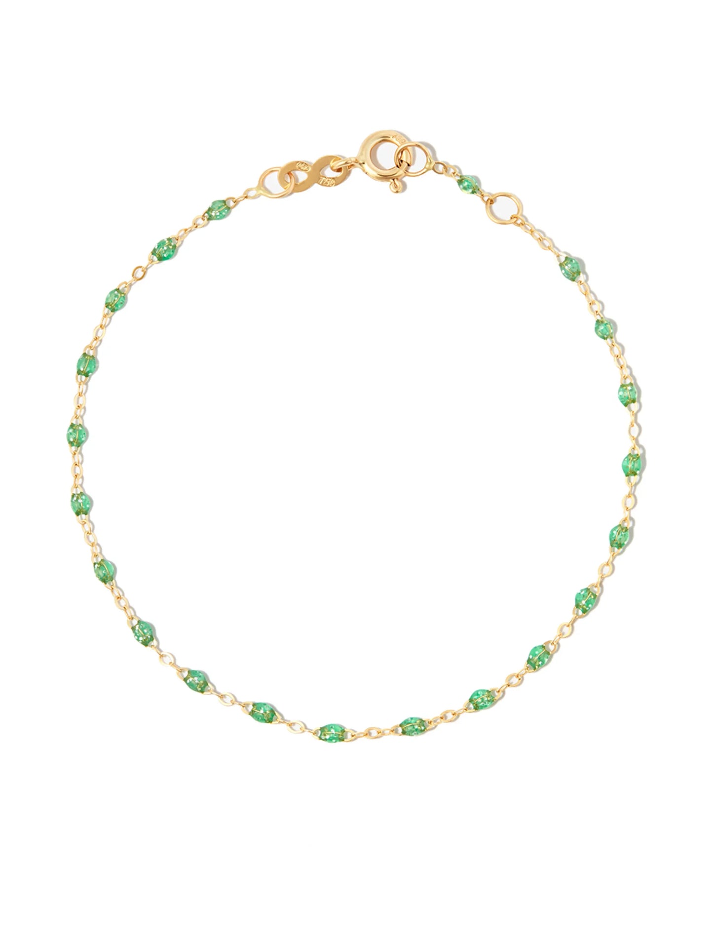 18kt yellow gold Classic beaded bracelet