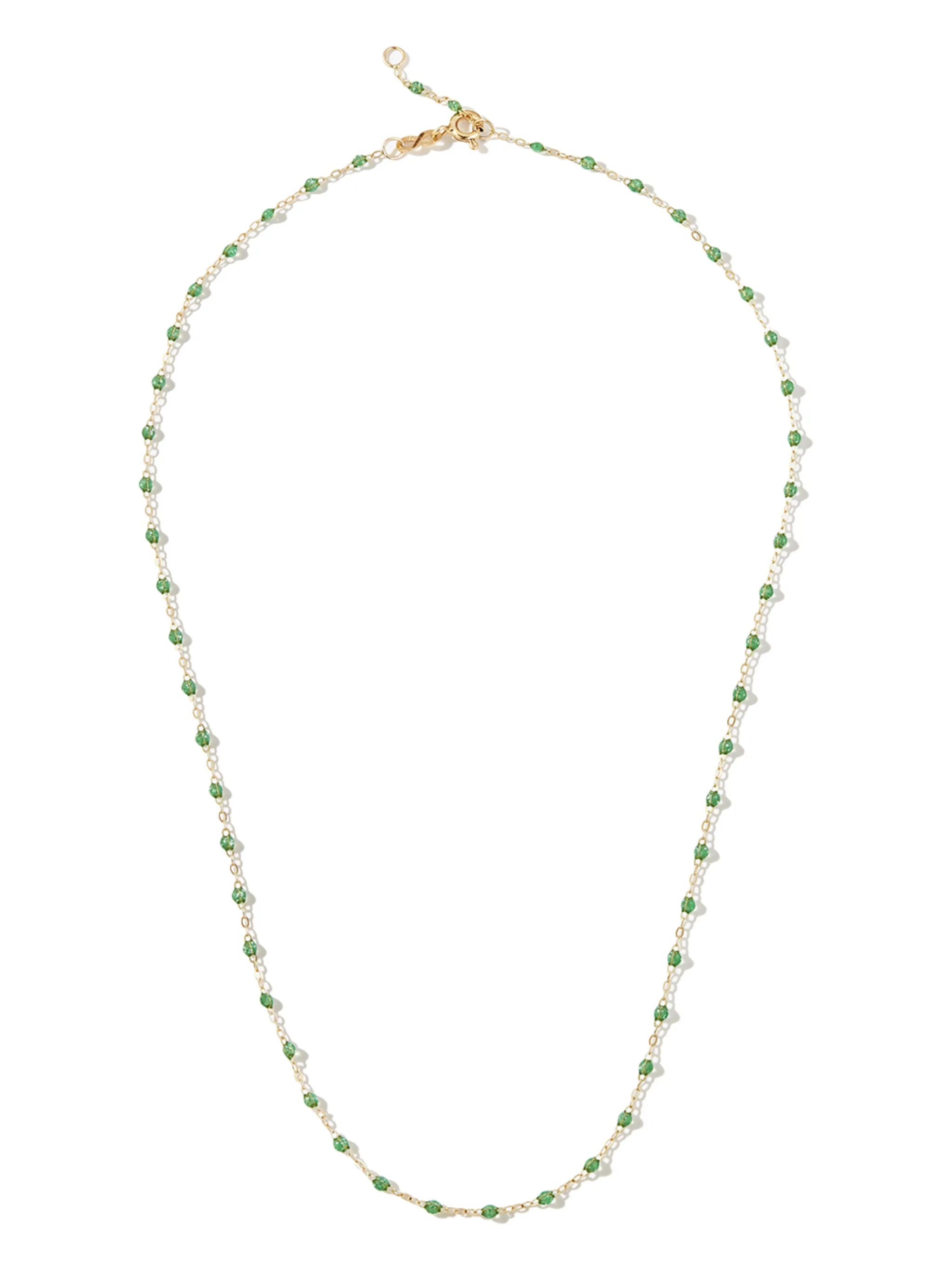 18kt yellow gold Classic beaded necklace