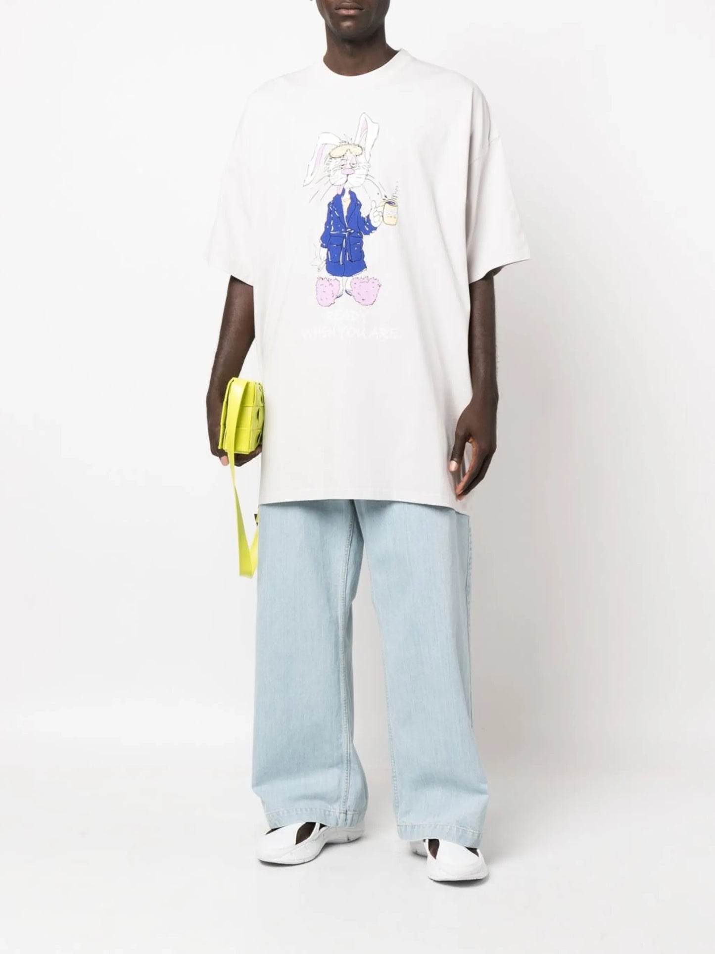 Bunny graphic-print T-shirt