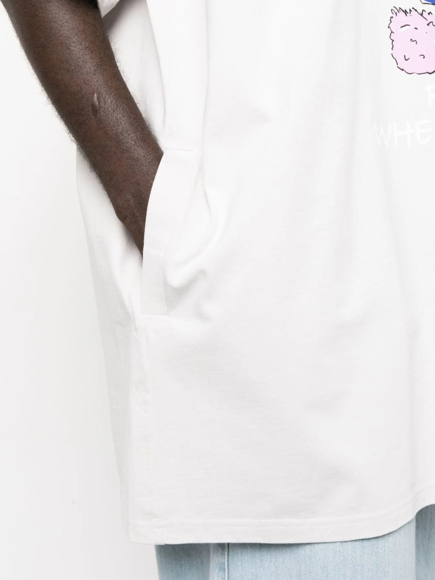 Bunny graphic-print T-shirt