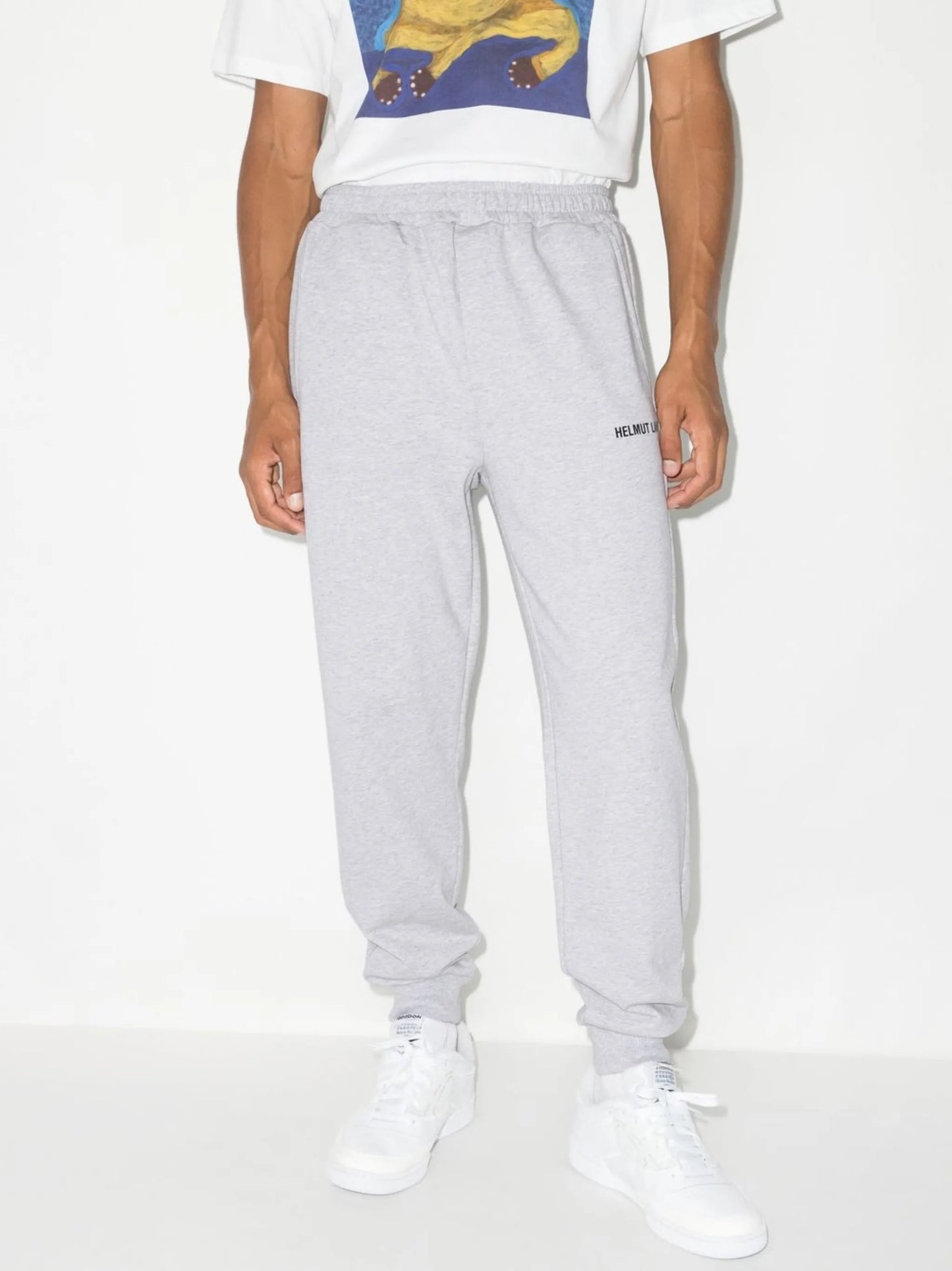 logo-print tapered track pants
