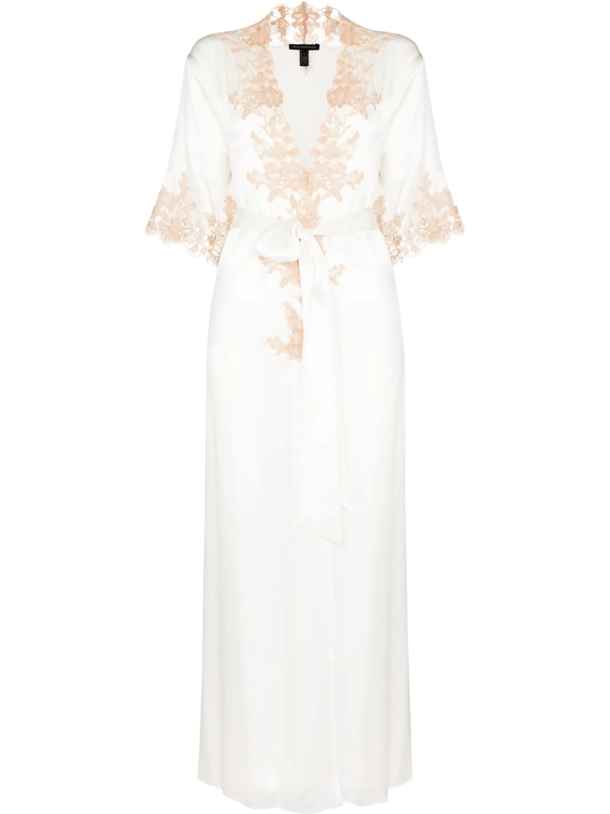 Orchid lace long robe