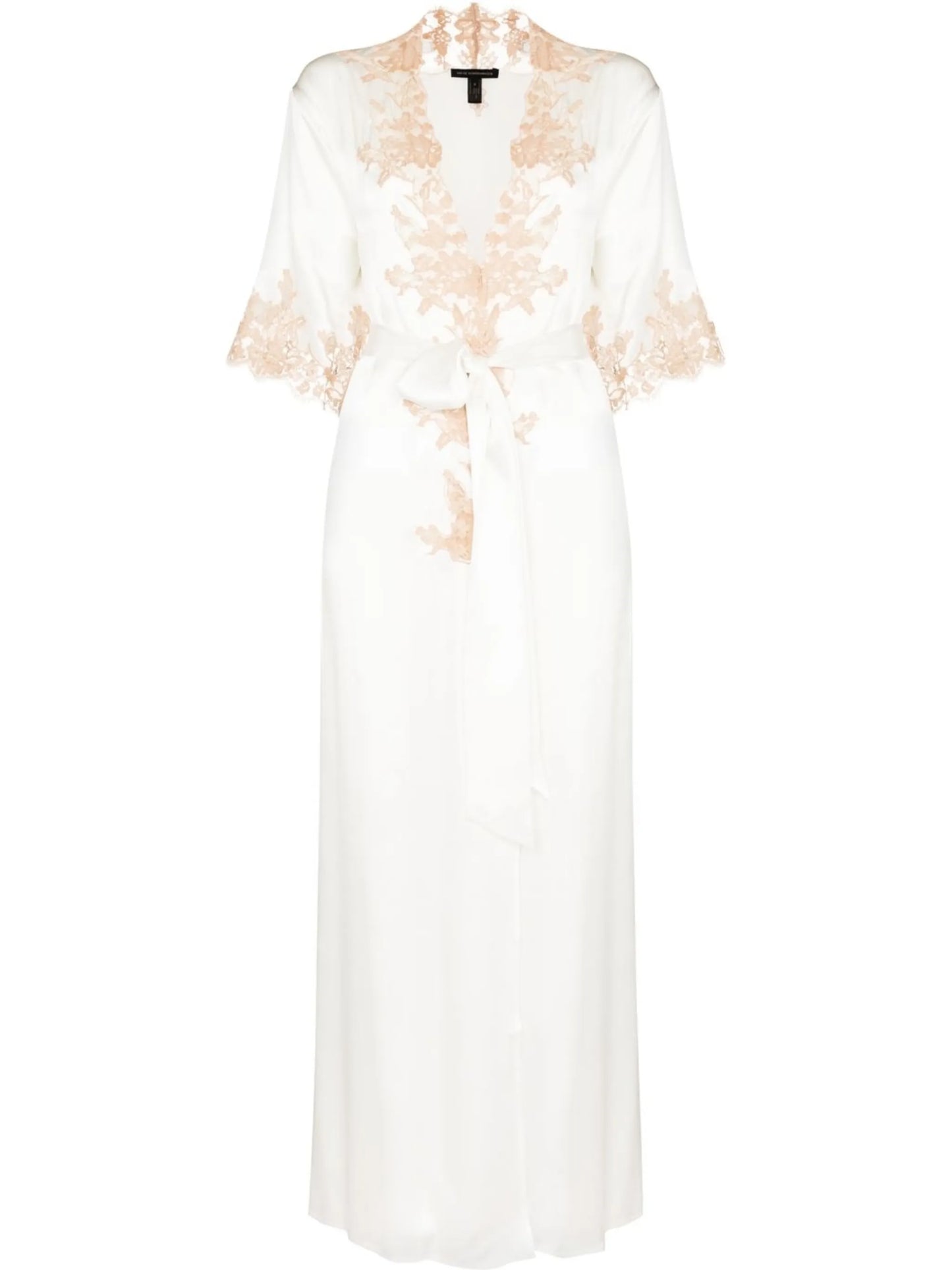Orchid lace long robe
