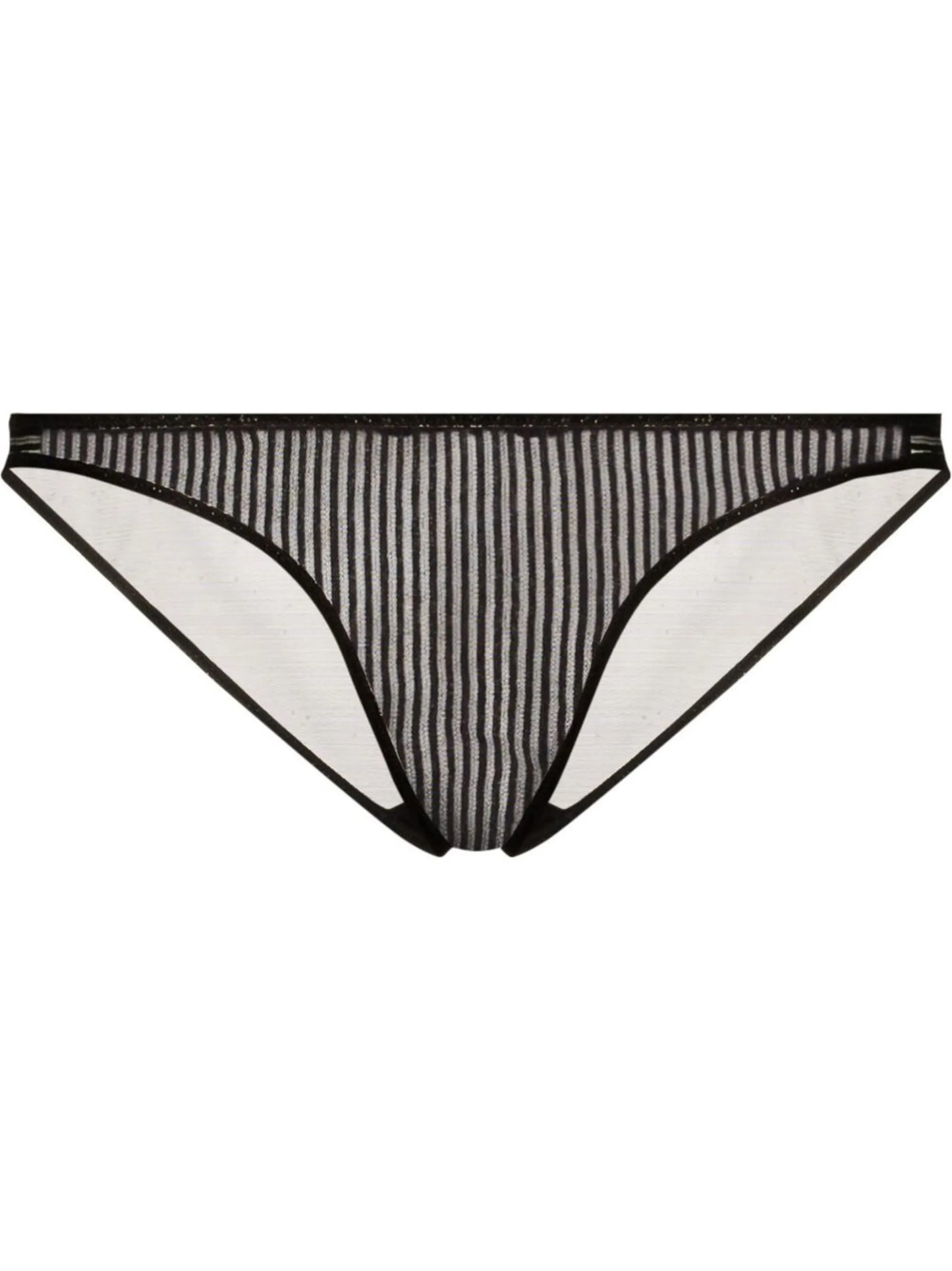 striped lace briefs