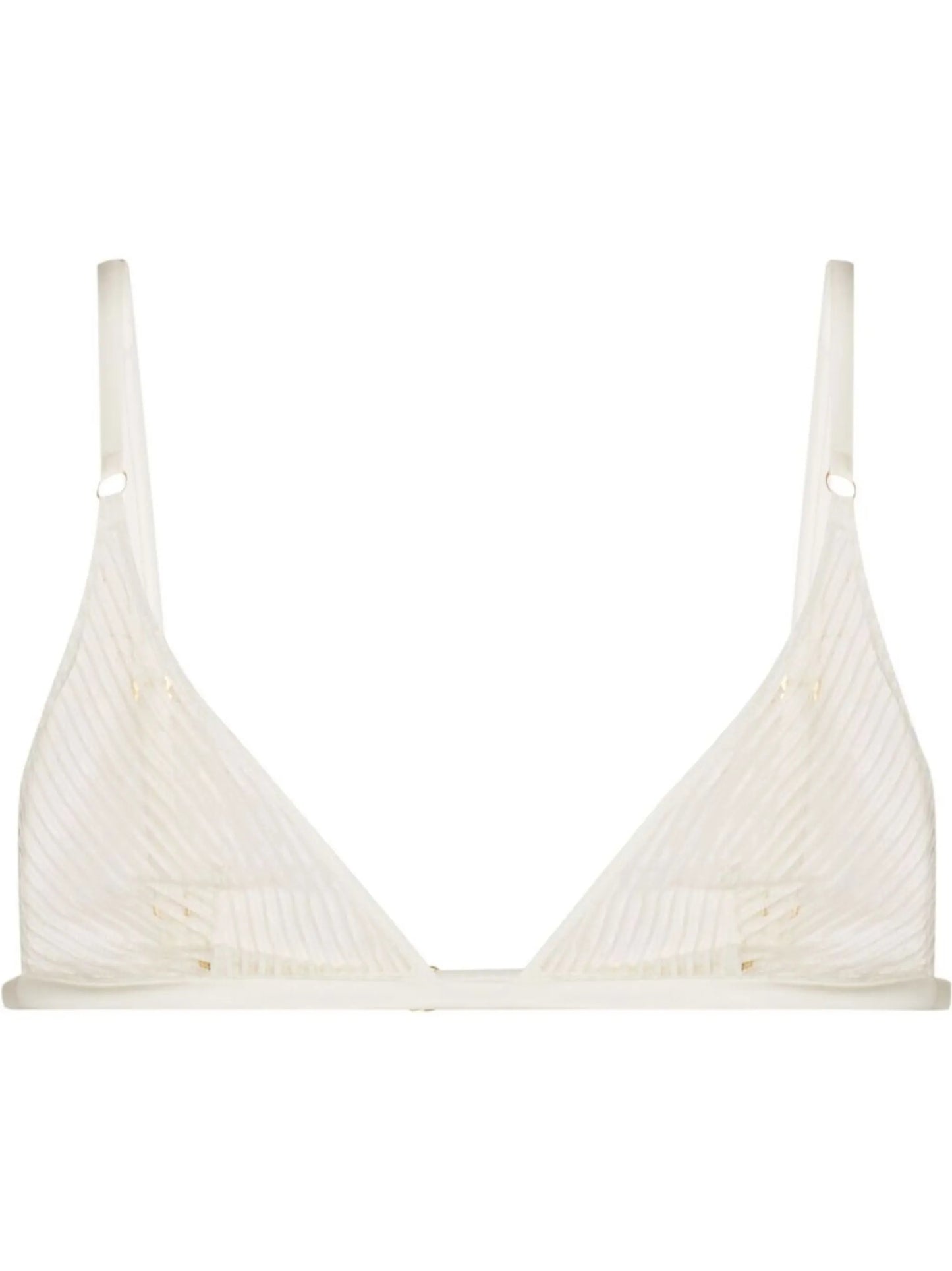 striped lace soft bra