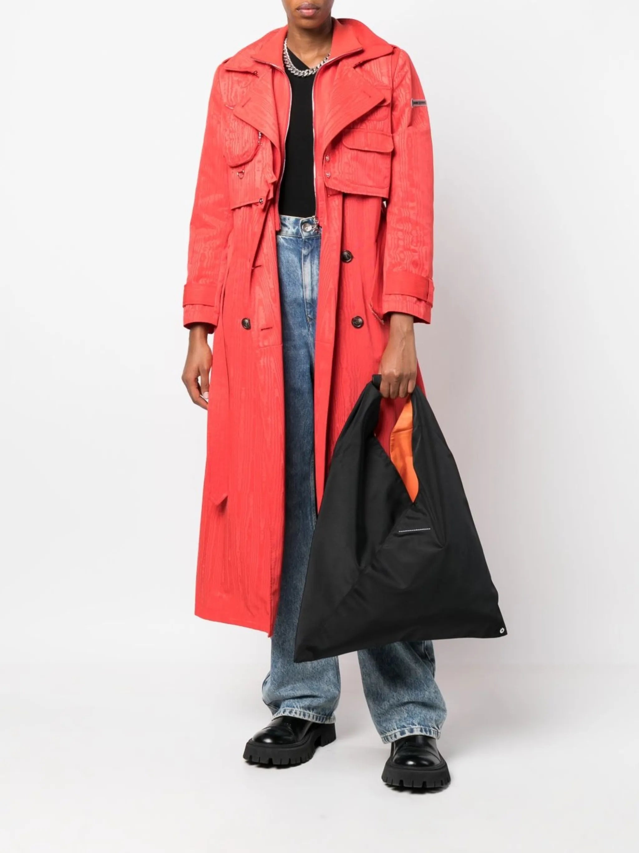 Japanese leather tote bag