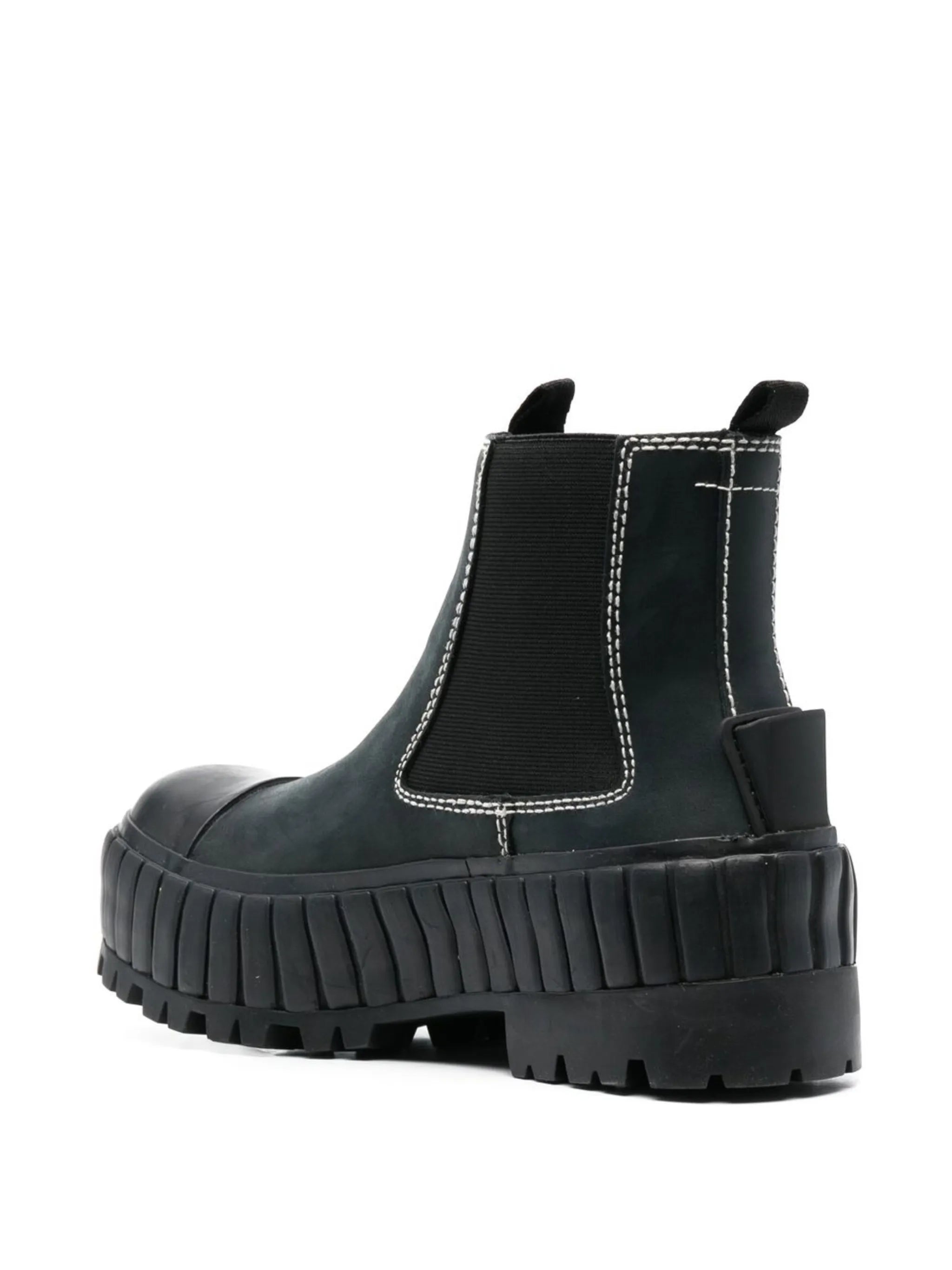Vulcanized ankle boots