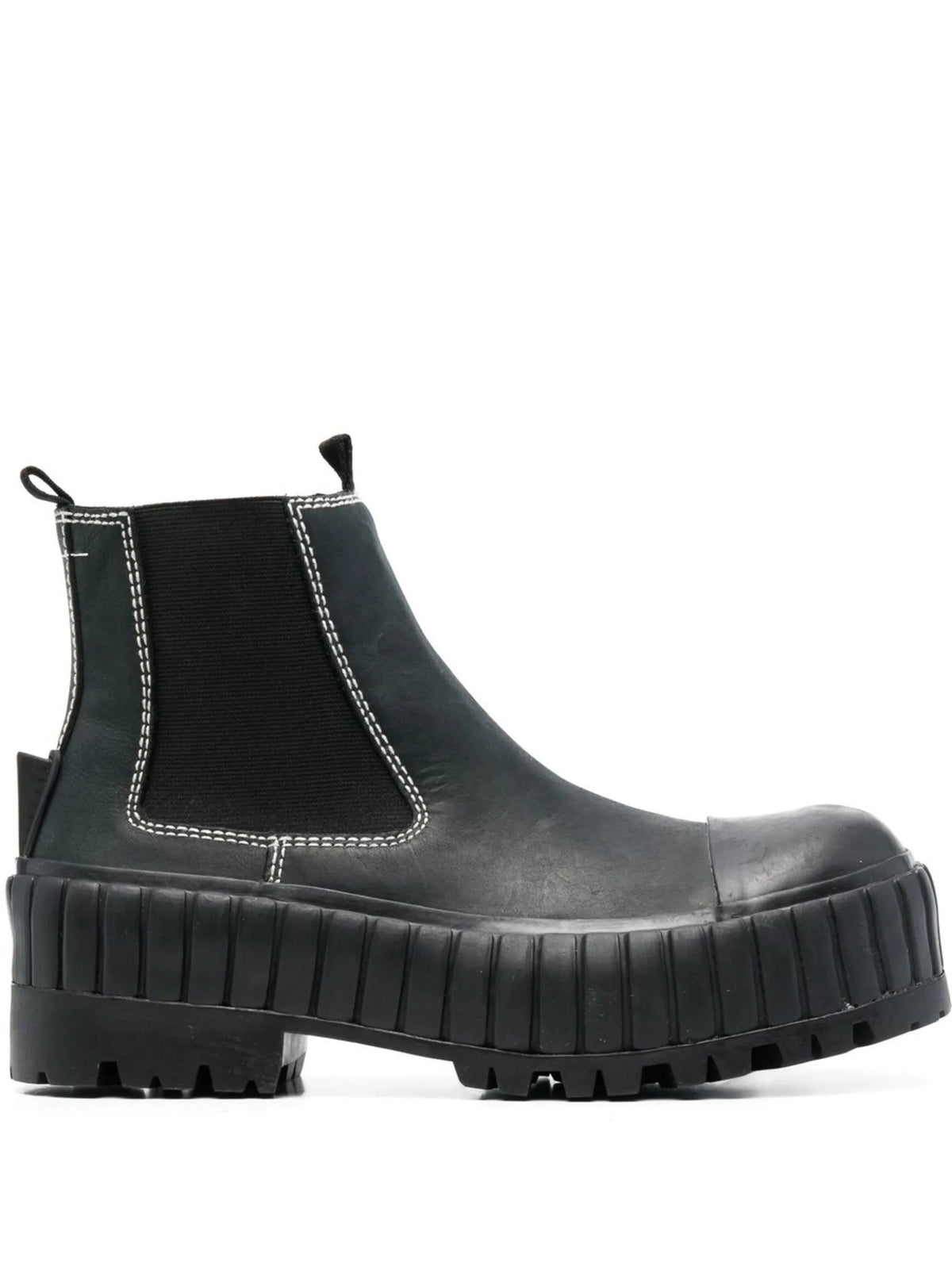 Vulcanized ankle boots