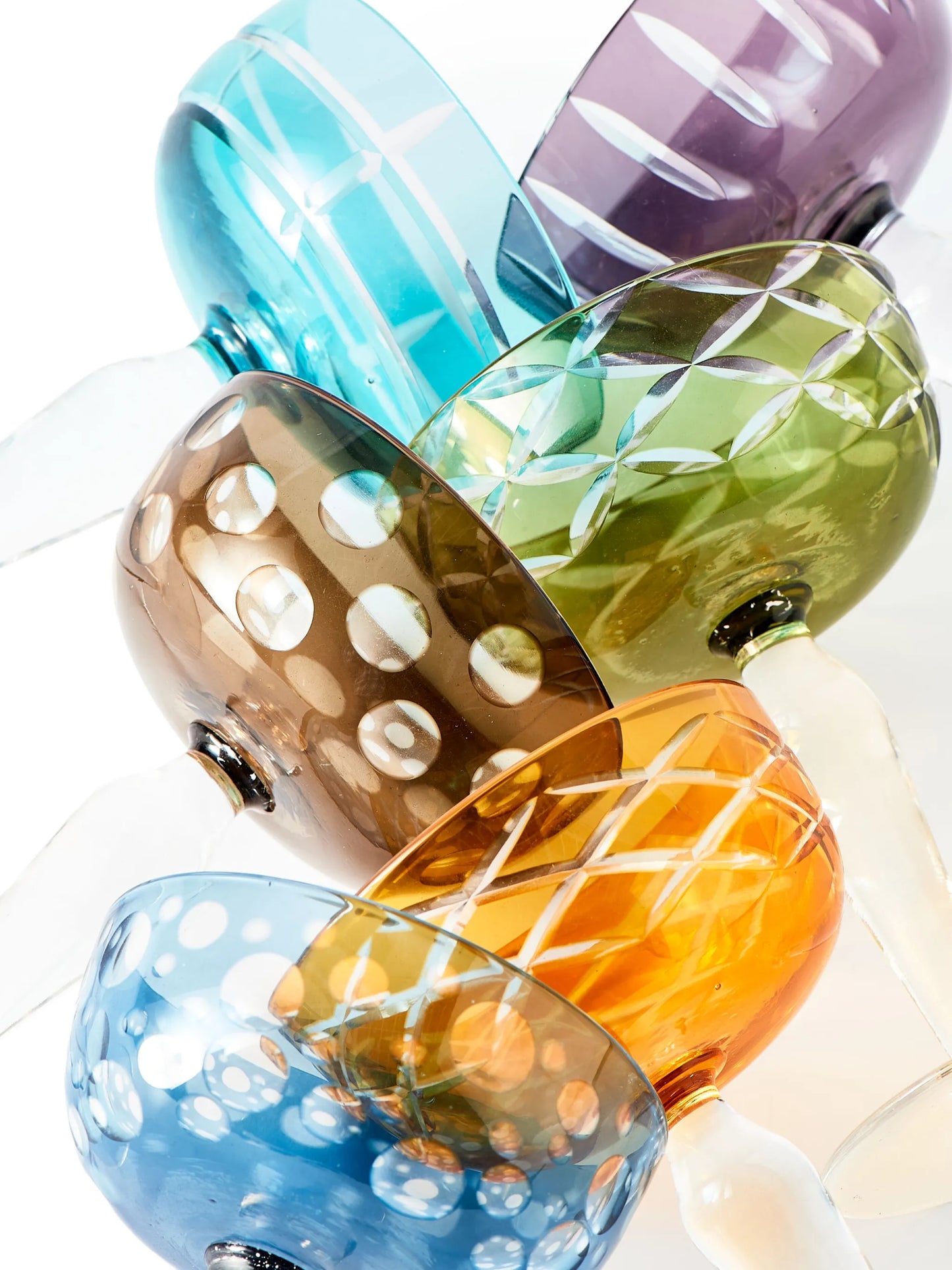 Cuttings coupe glasses (set of six)