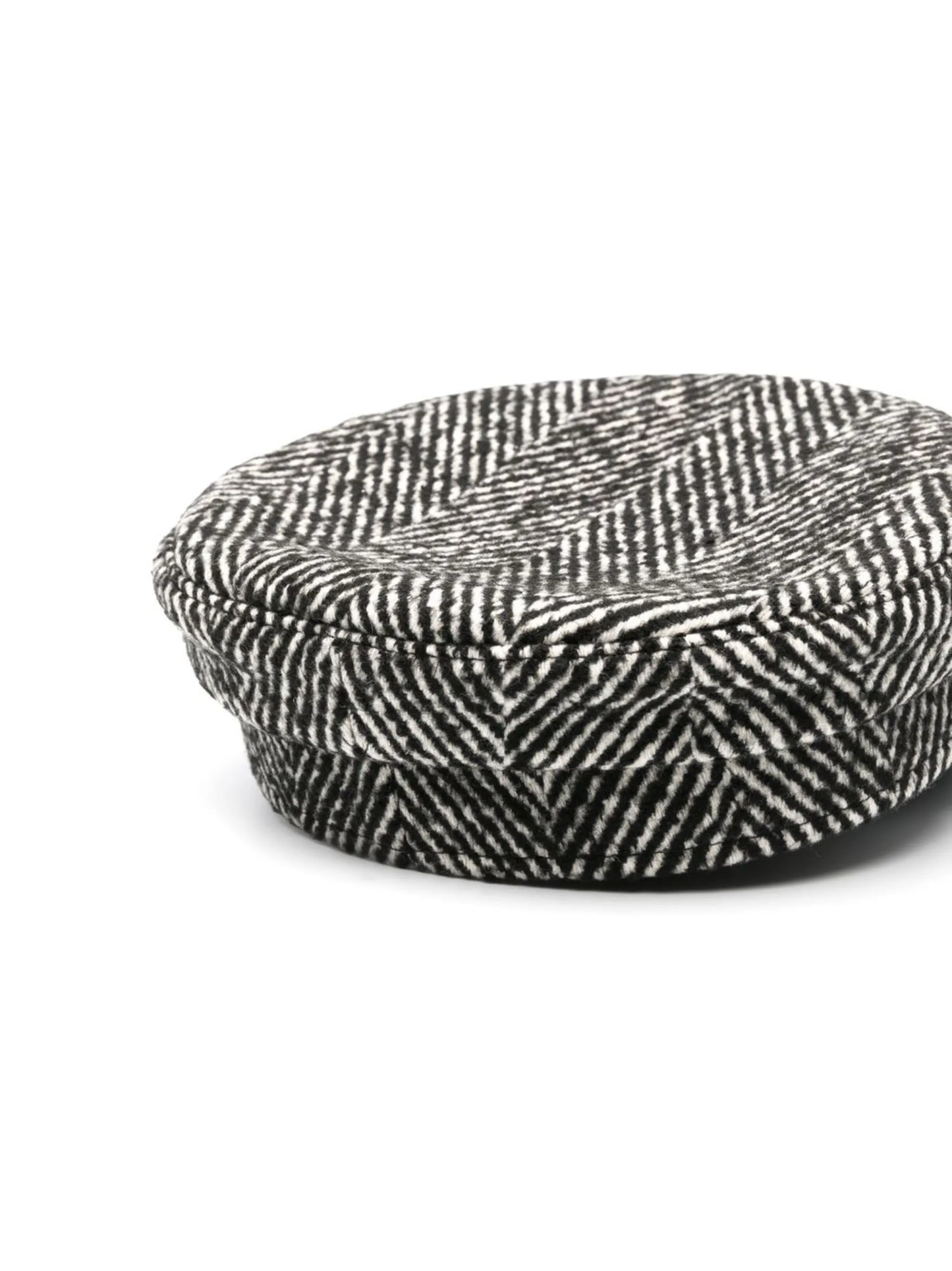 chevron-print baker boy hat