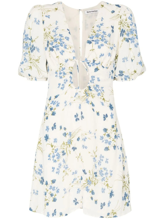 Cressida floral-print minidress