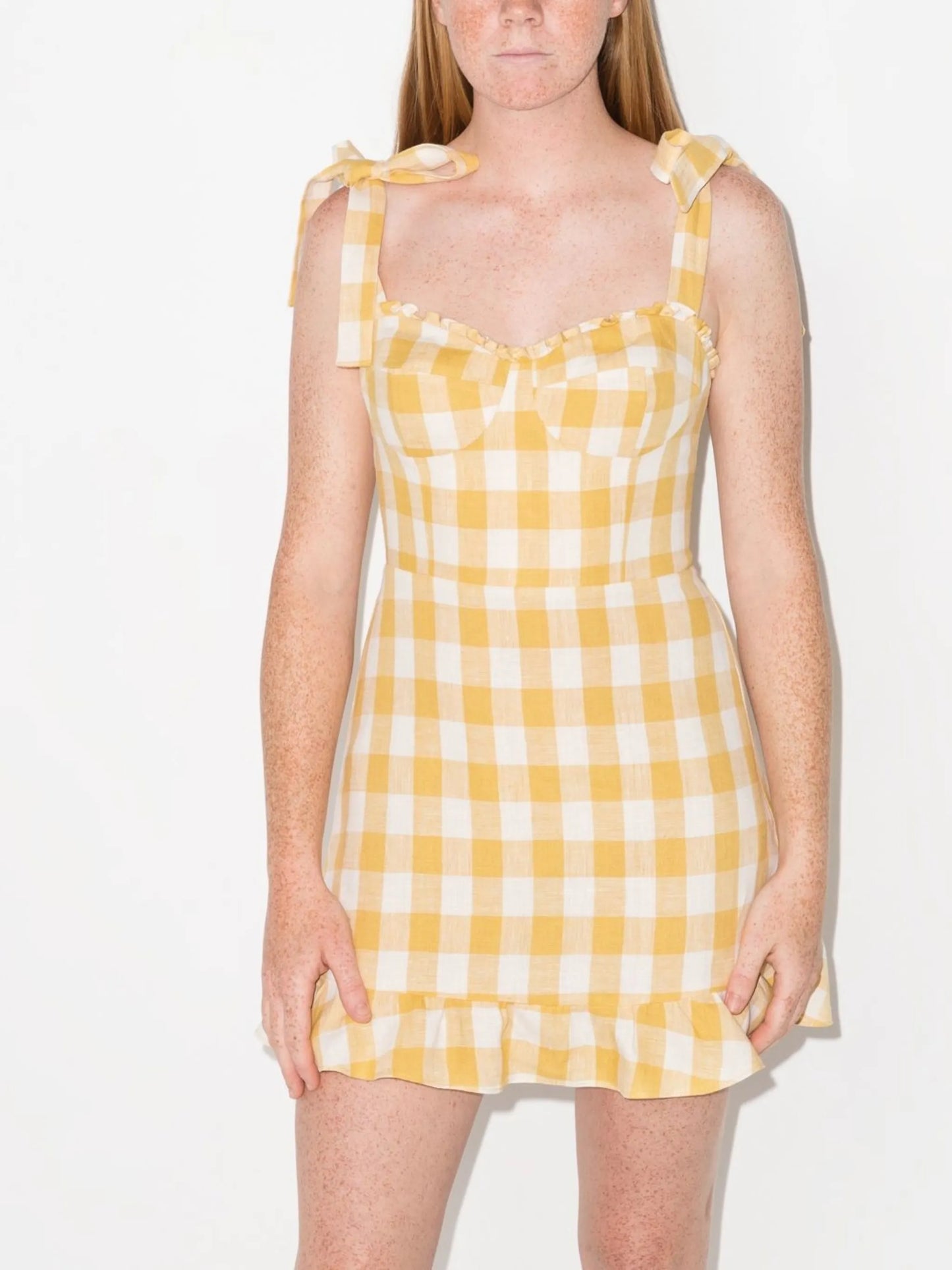 Desiree linen minidress