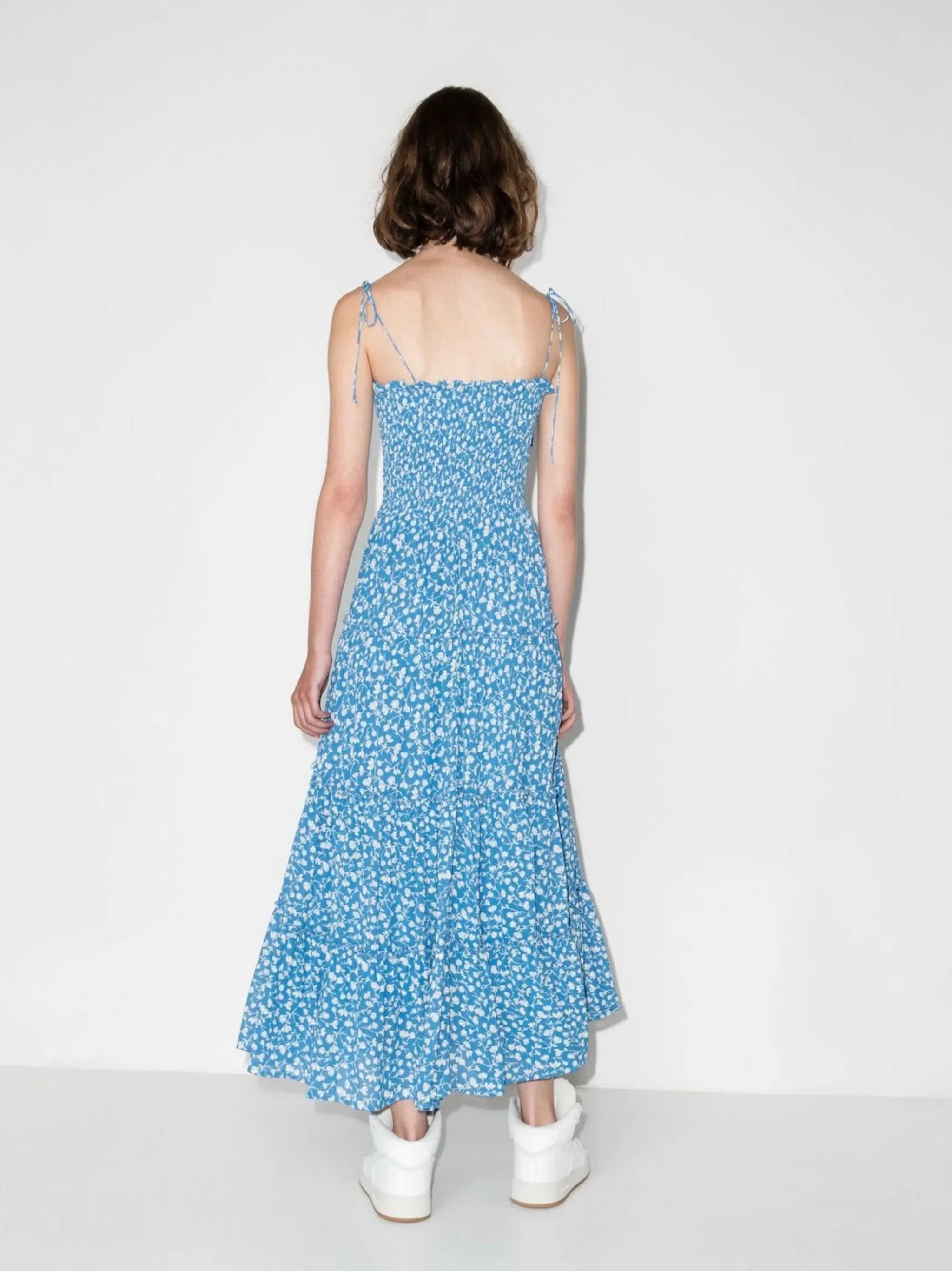 Nira sleeveless midi  dress