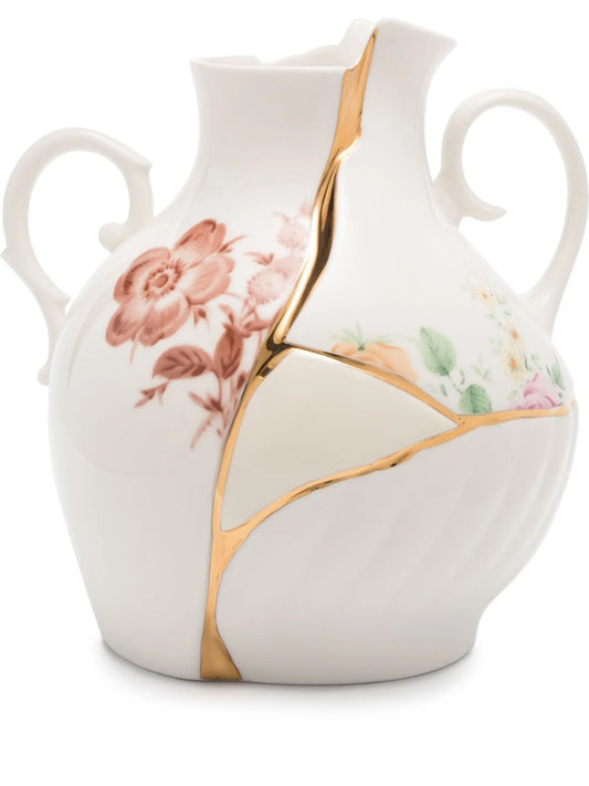 x Marcantonio Raimondi Malerba Kintsuji small vase (18cm x 16cm)