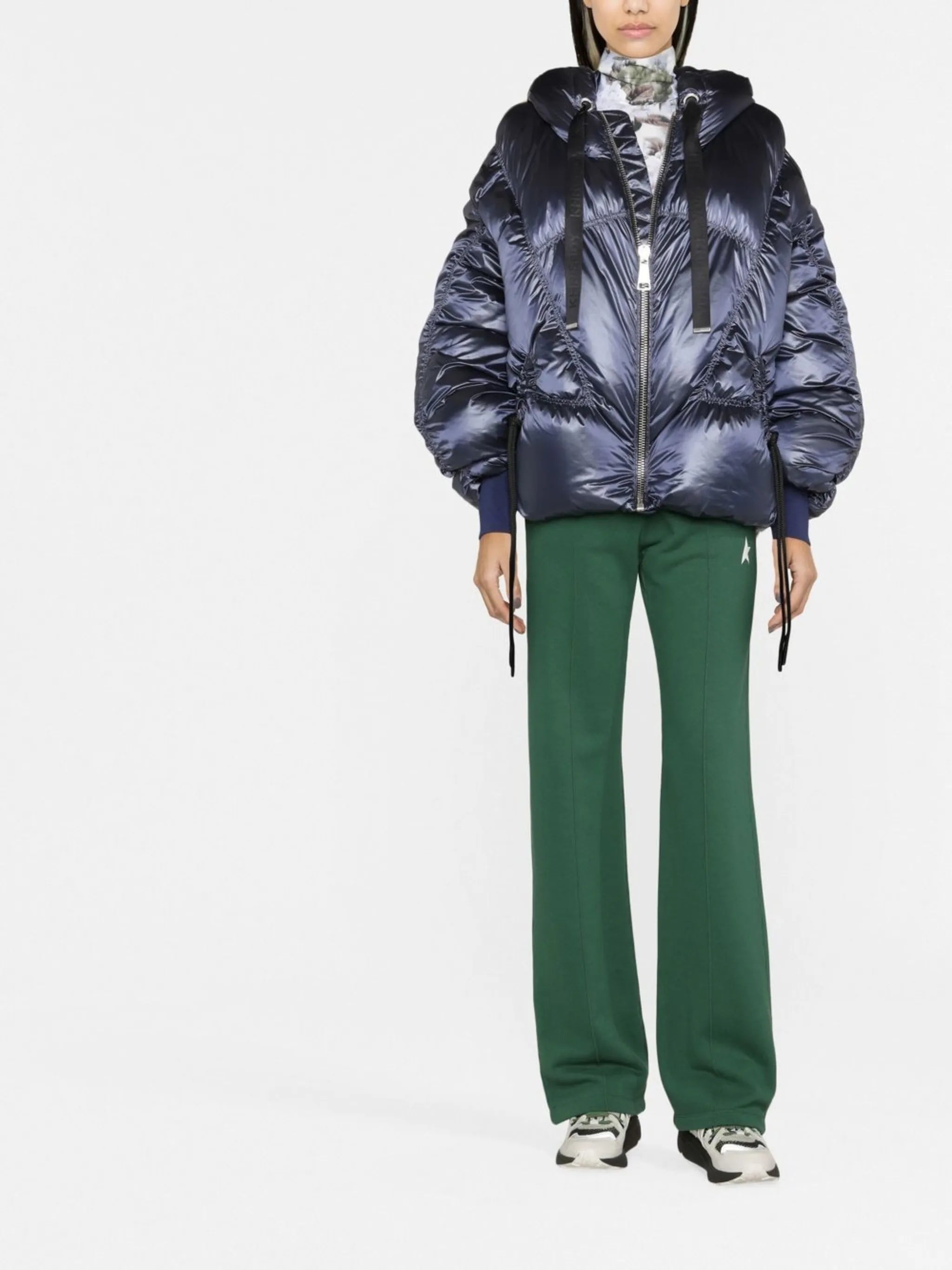 hooded puffer jacket
