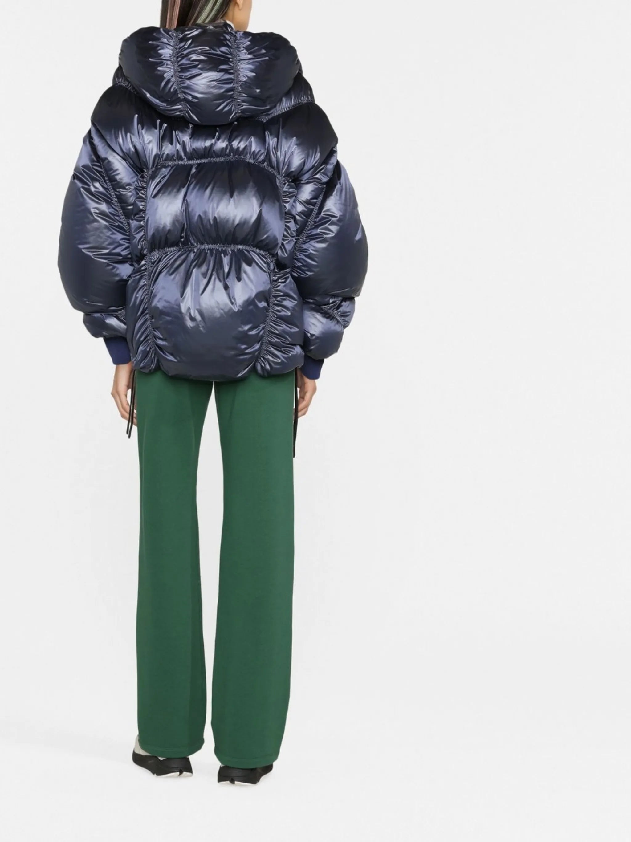 hooded puffer jacket