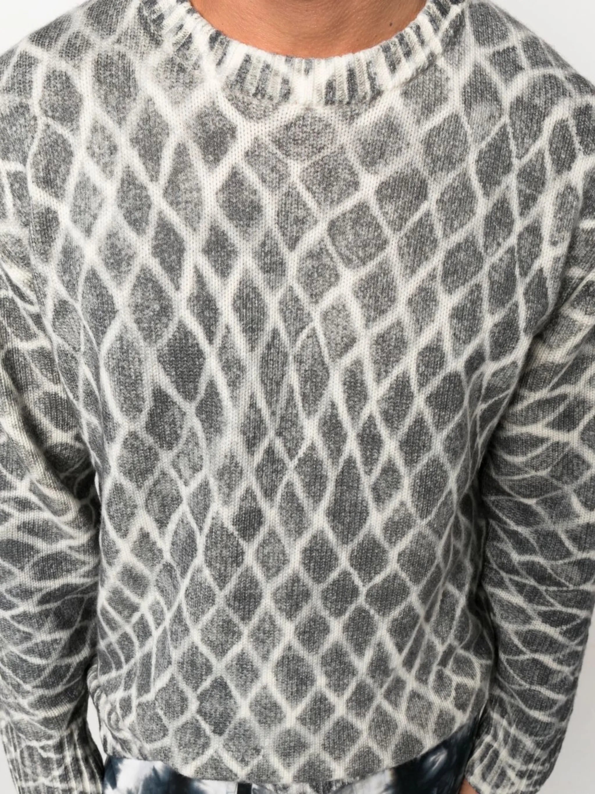 Swish crew-neck jumper