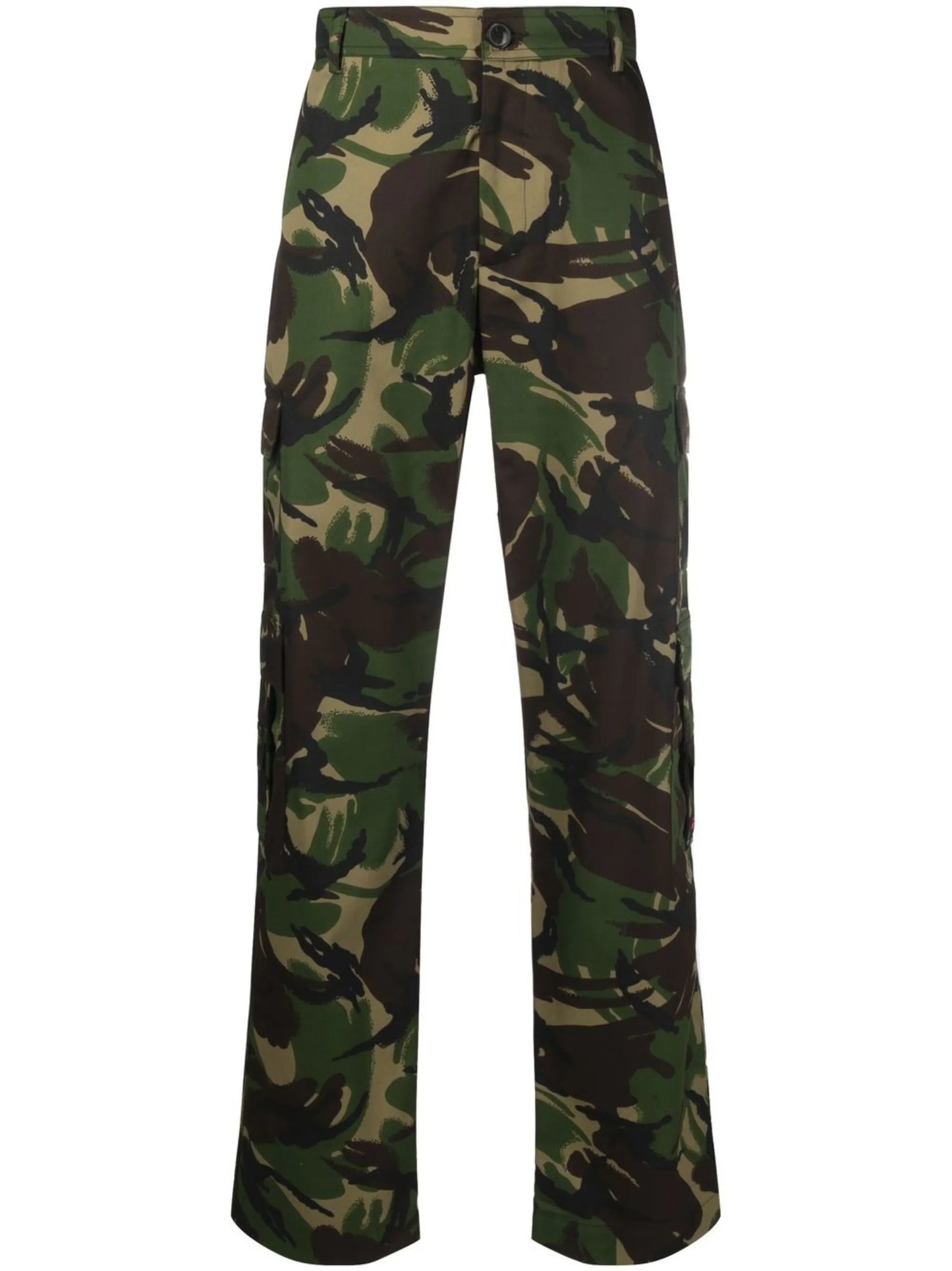 camouflage-print cargo trousers