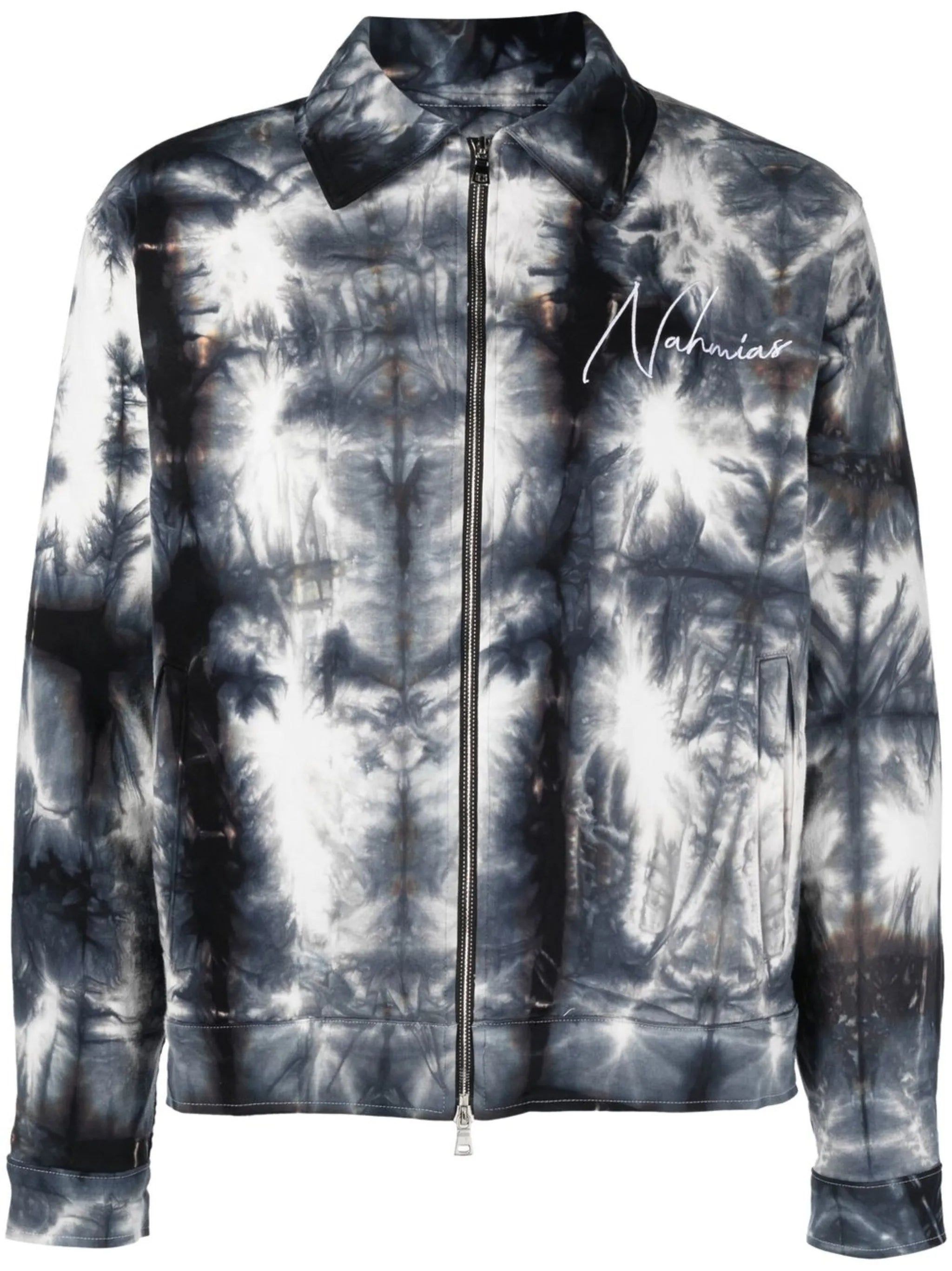 padded zip-front jacket