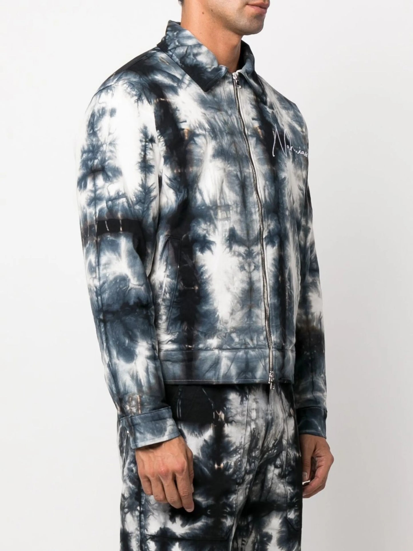 padded zip-front jacket